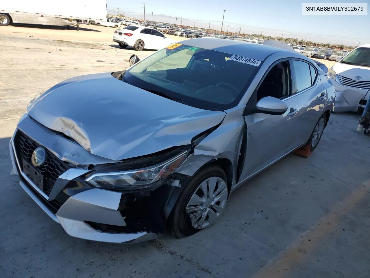 2020 Nissan Sentra S VIN: 3N1AB8BV0LY302679 Lot: 68374834