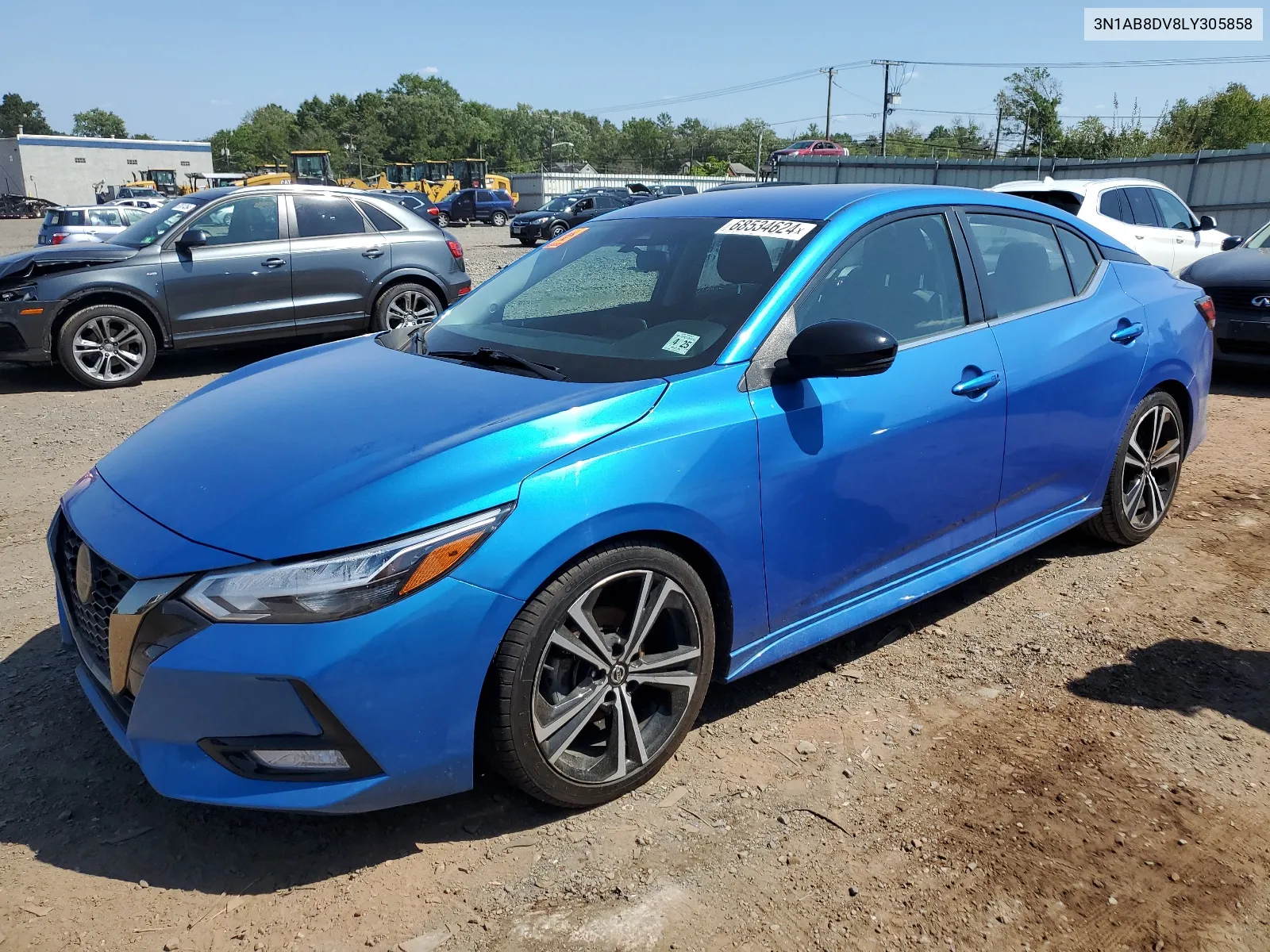 2020 Nissan Sentra Sr VIN: 3N1AB8DV8LY305858 Lot: 68534624