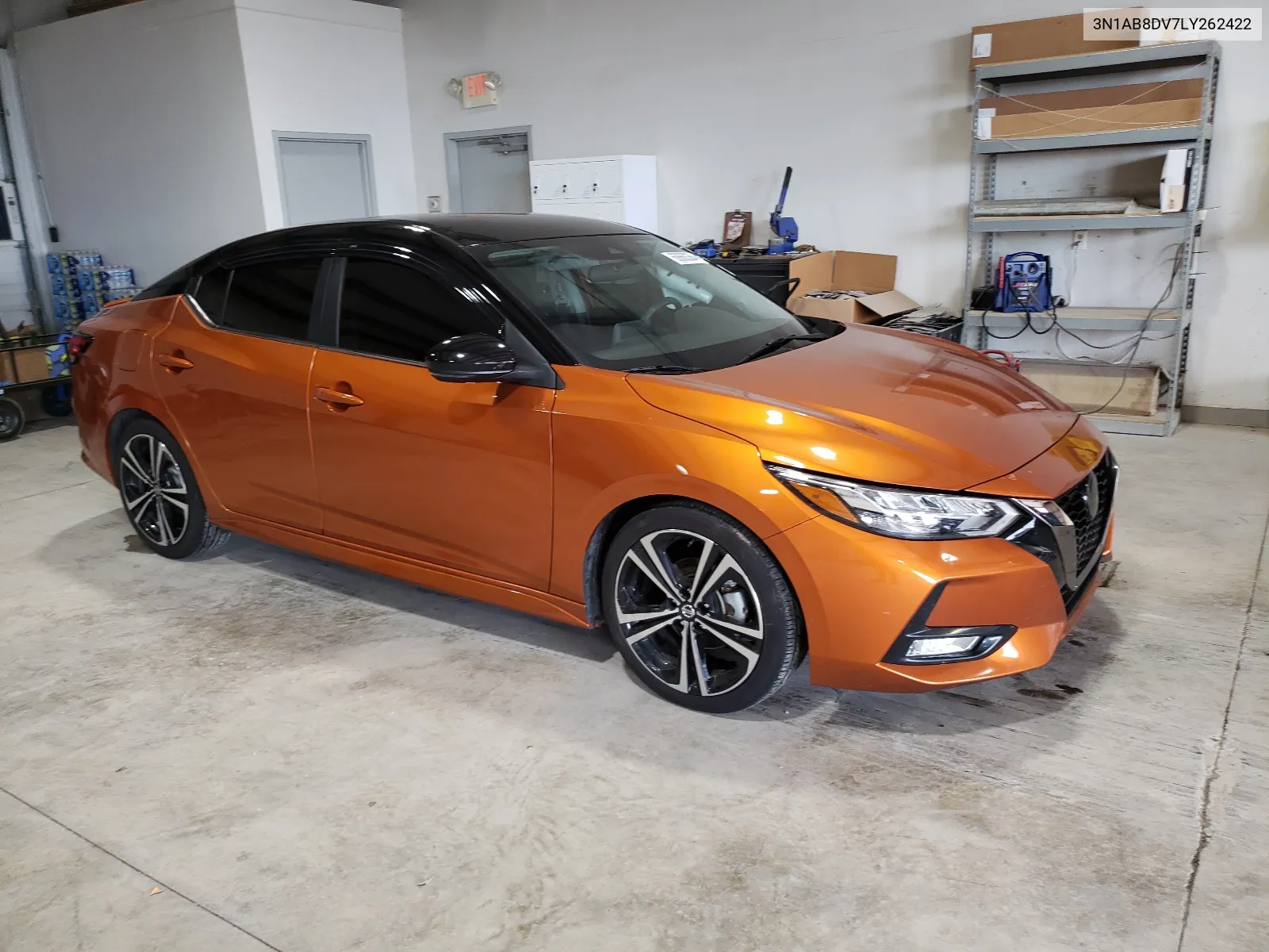 2020 Nissan Sentra Sr VIN: 3N1AB8DV7LY262422 Lot: 68668364