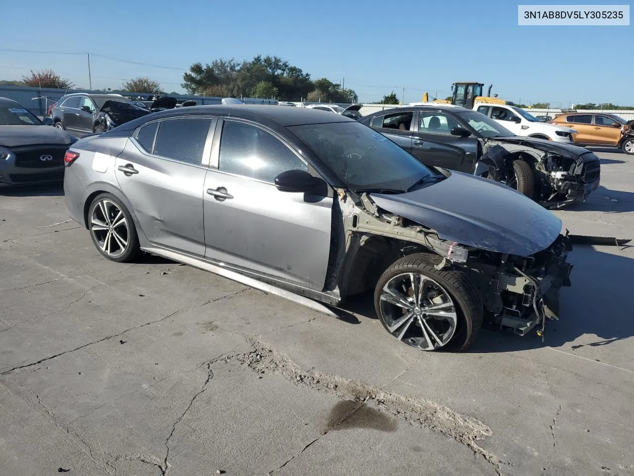 2020 Nissan Sentra Sr VIN: 3N1AB8DV5LY305235 Lot: 68678544