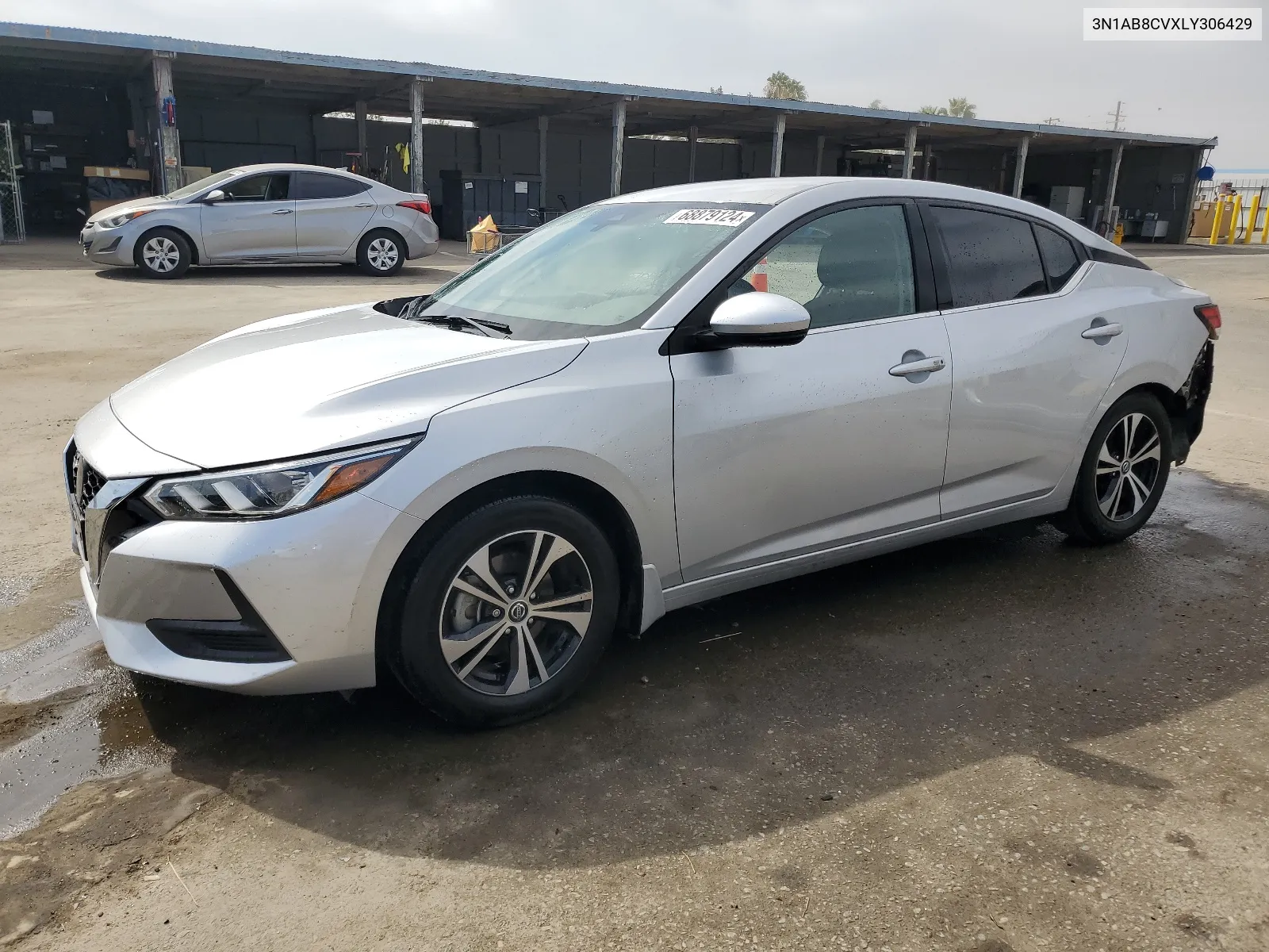 2020 Nissan Sentra Sv VIN: 3N1AB8CVXLY306429 Lot: 68879124