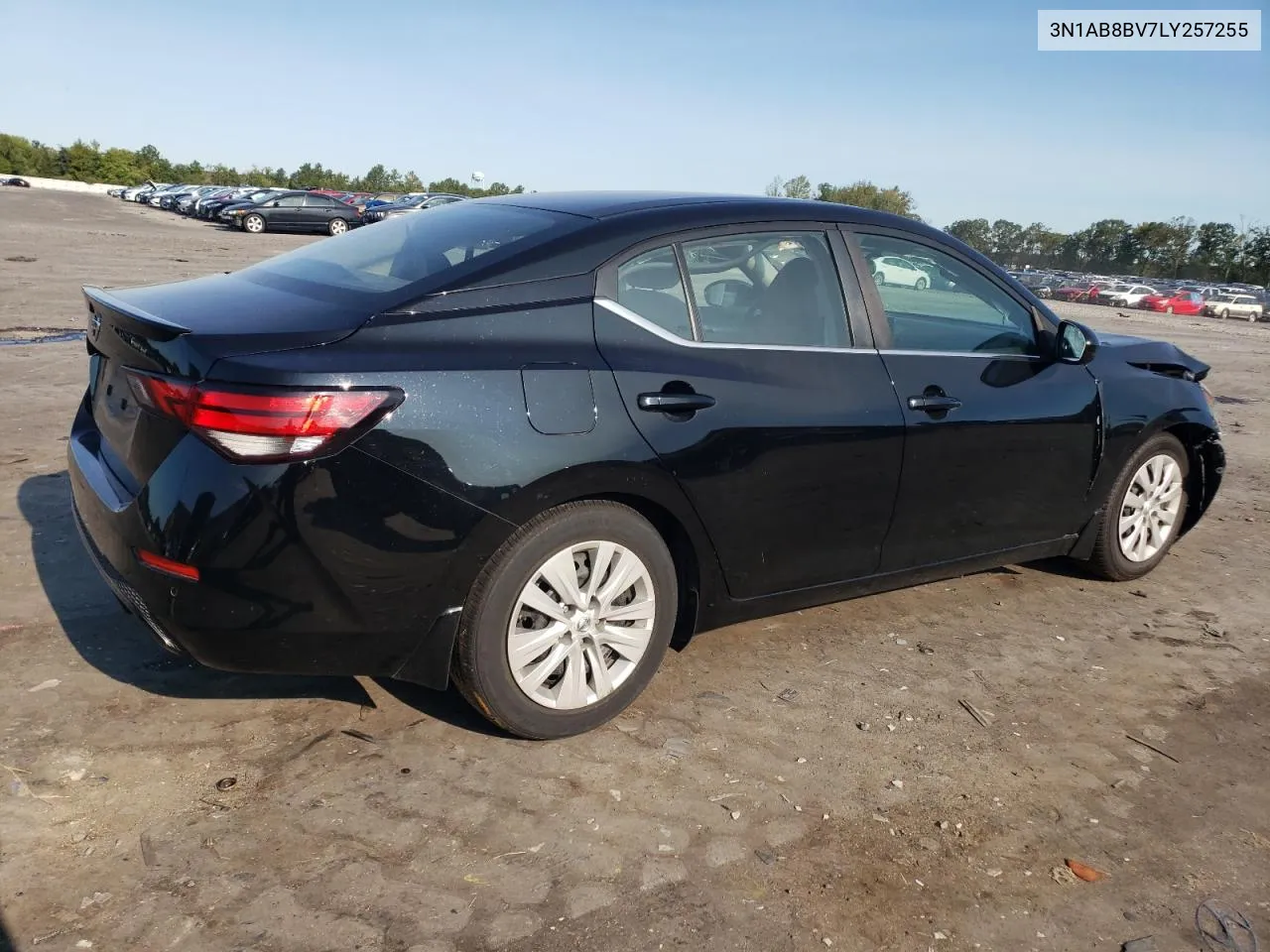 2020 Nissan Sentra S VIN: 3N1AB8BV7LY257255 Lot: 68895214