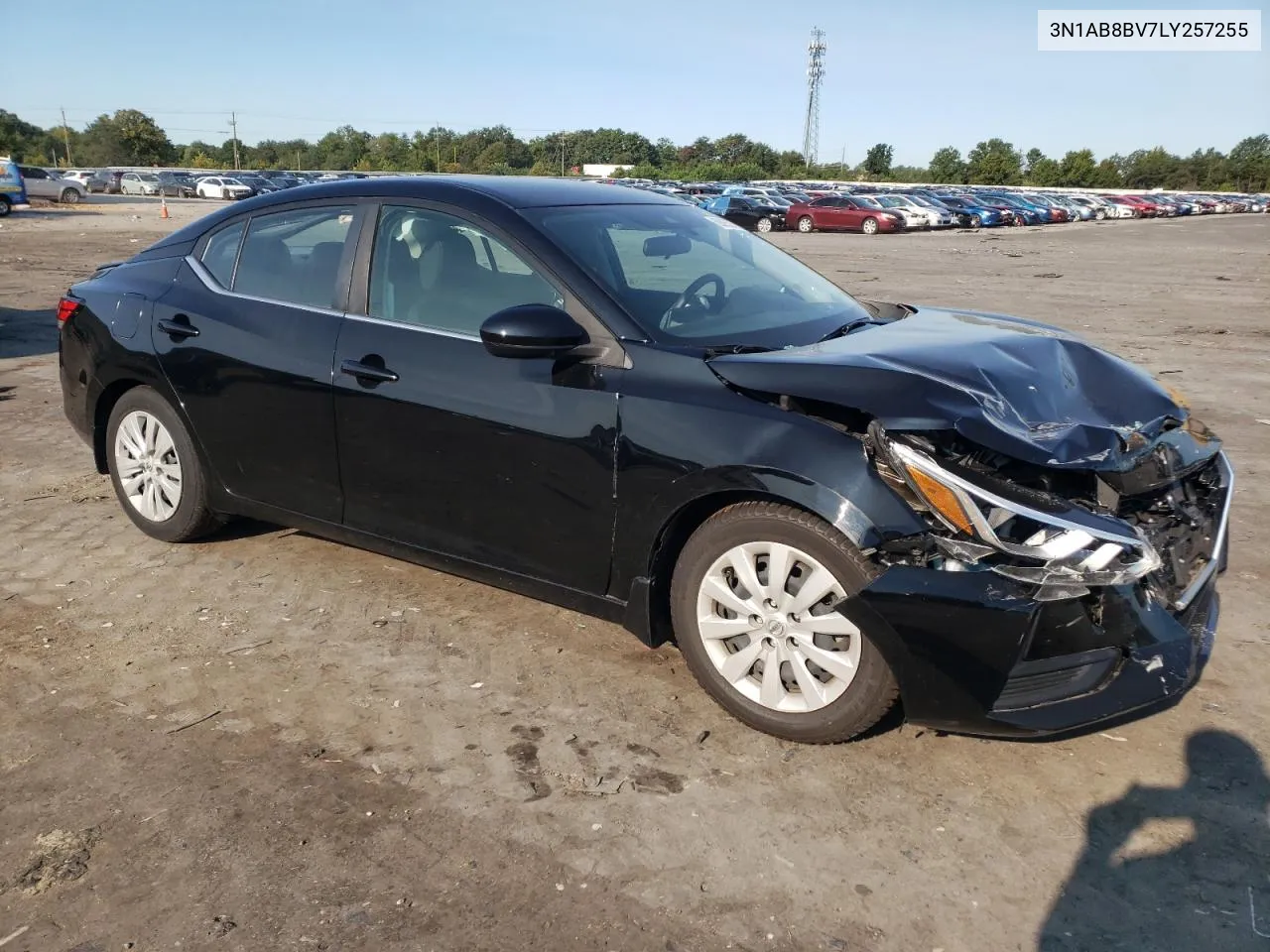 2020 Nissan Sentra S VIN: 3N1AB8BV7LY257255 Lot: 68895214