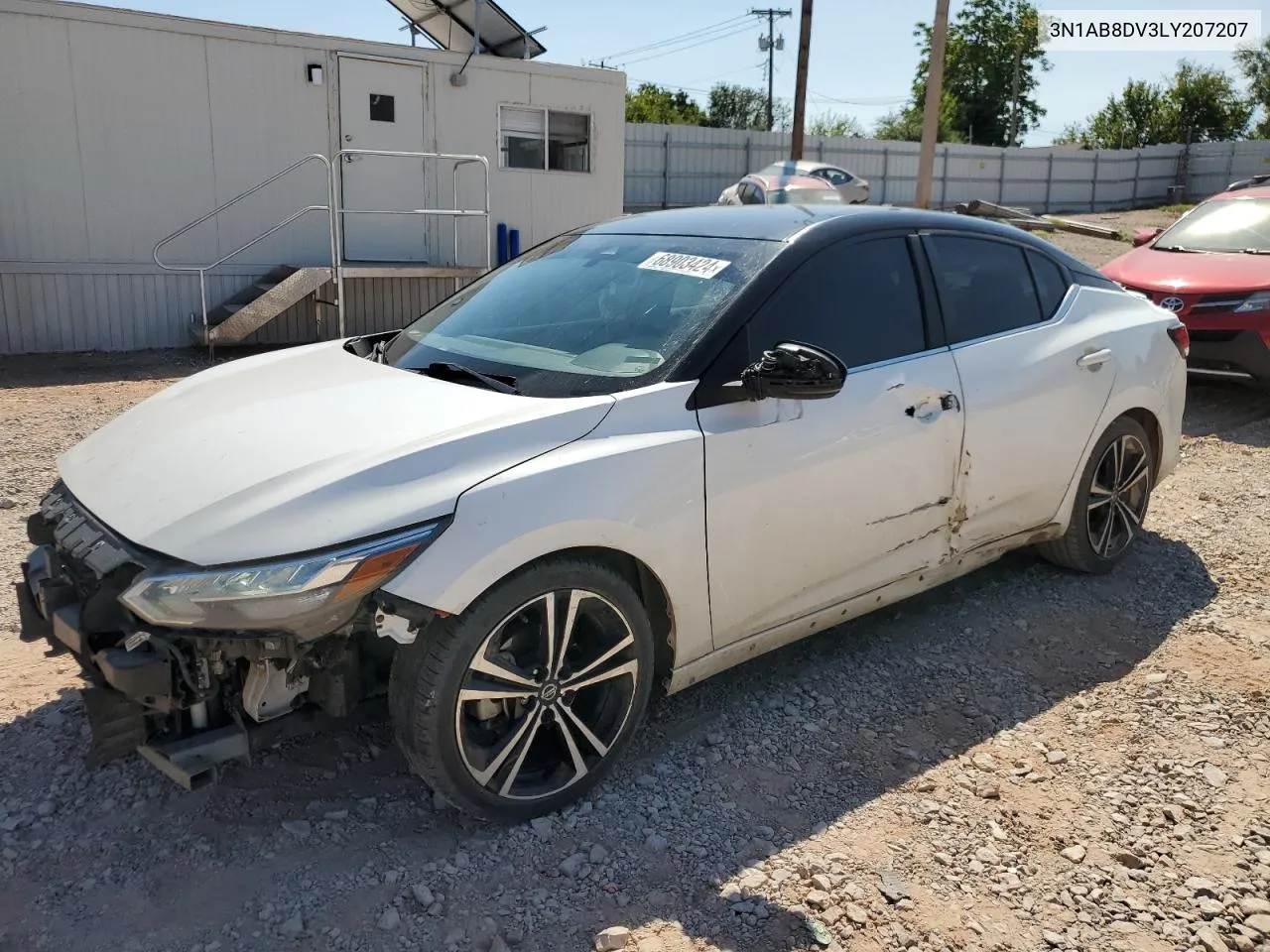 2020 Nissan Sentra Sr VIN: 3N1AB8DV3LY207207 Lot: 68903424