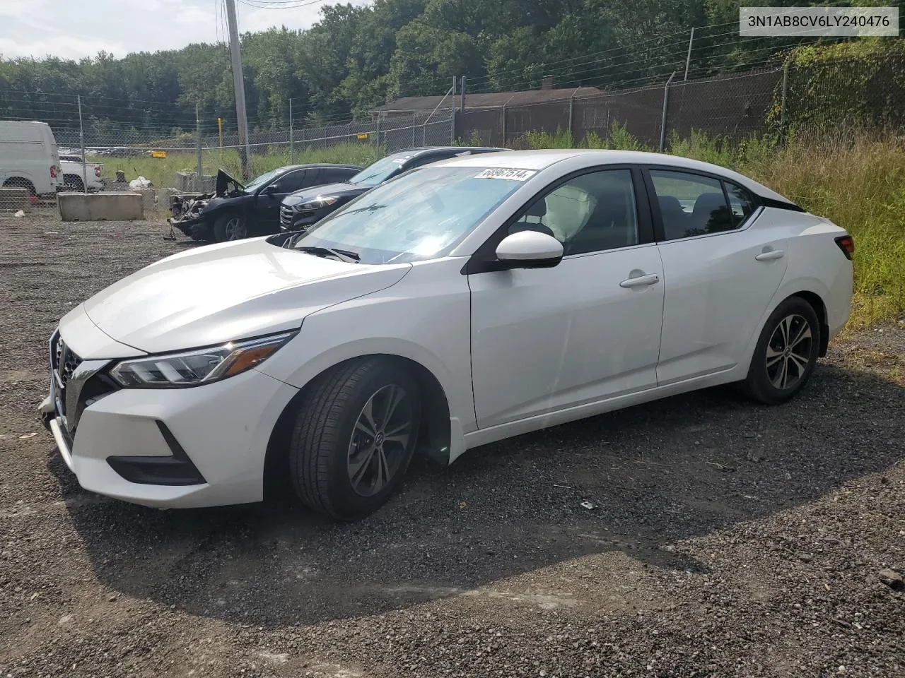 3N1AB8CV6LY240476 2020 Nissan Sentra Sv