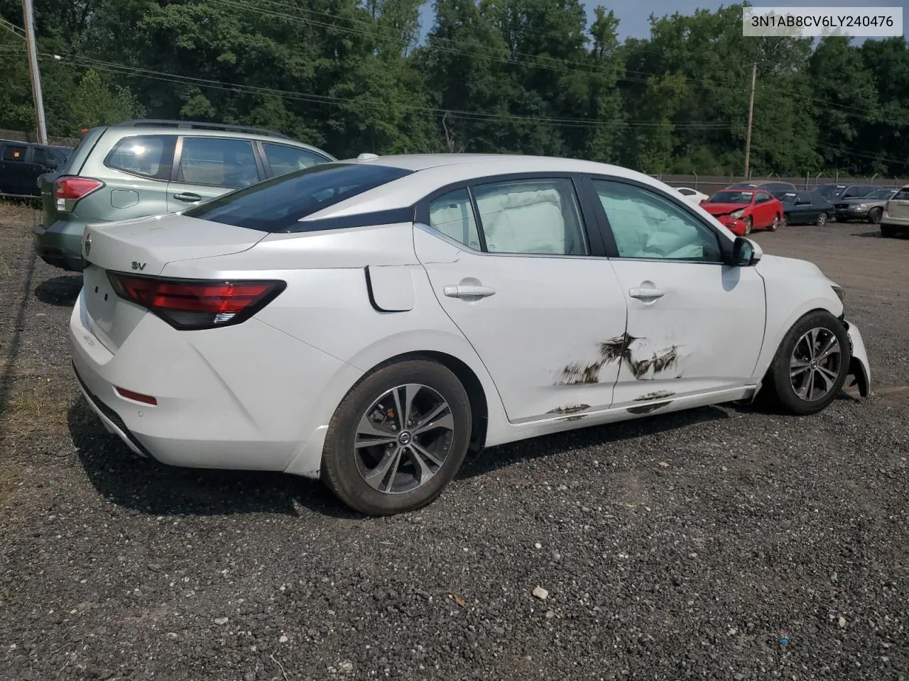 3N1AB8CV6LY240476 2020 Nissan Sentra Sv