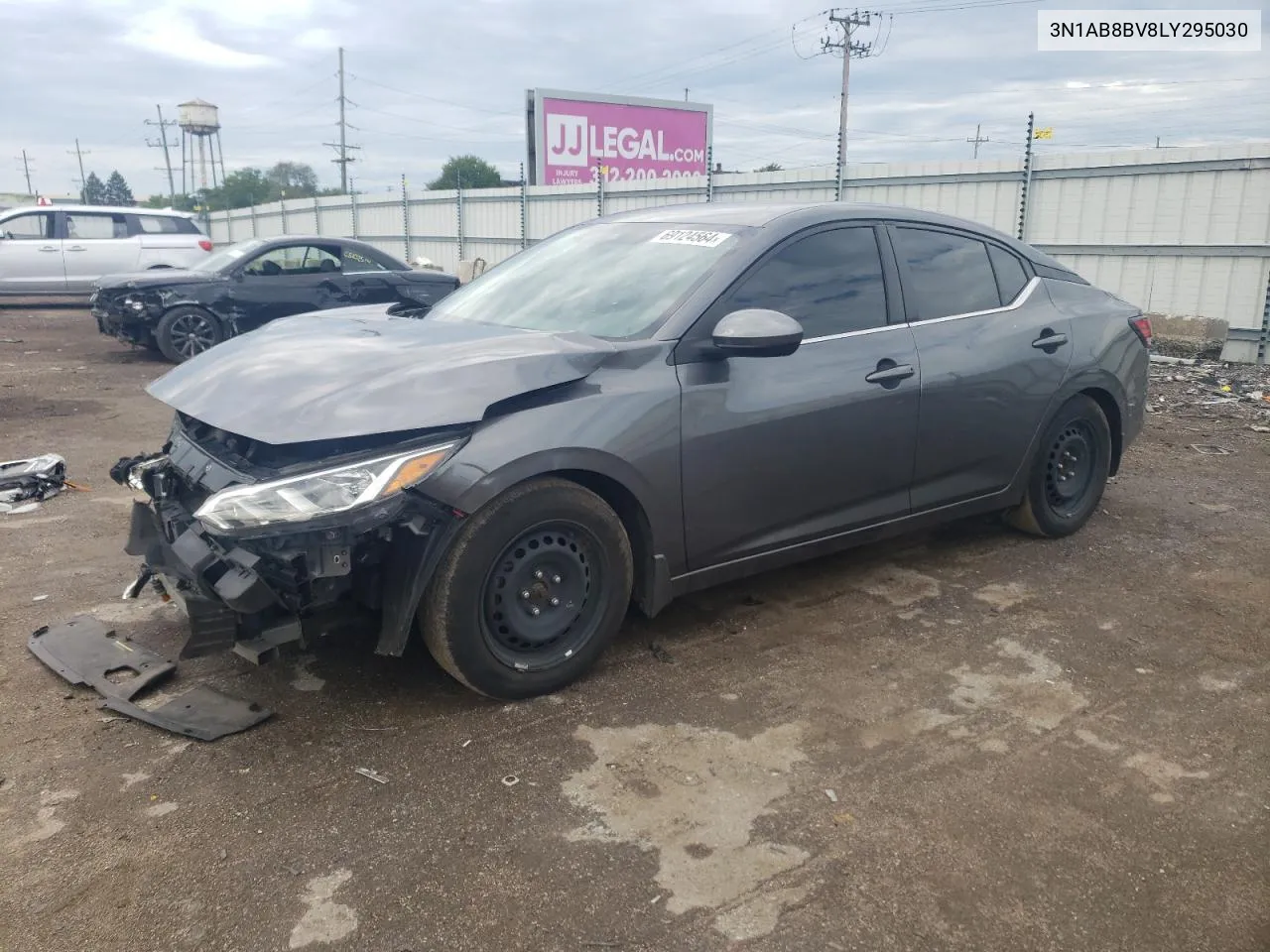 2020 Nissan Sentra S VIN: 3N1AB8BV8LY295030 Lot: 69124564