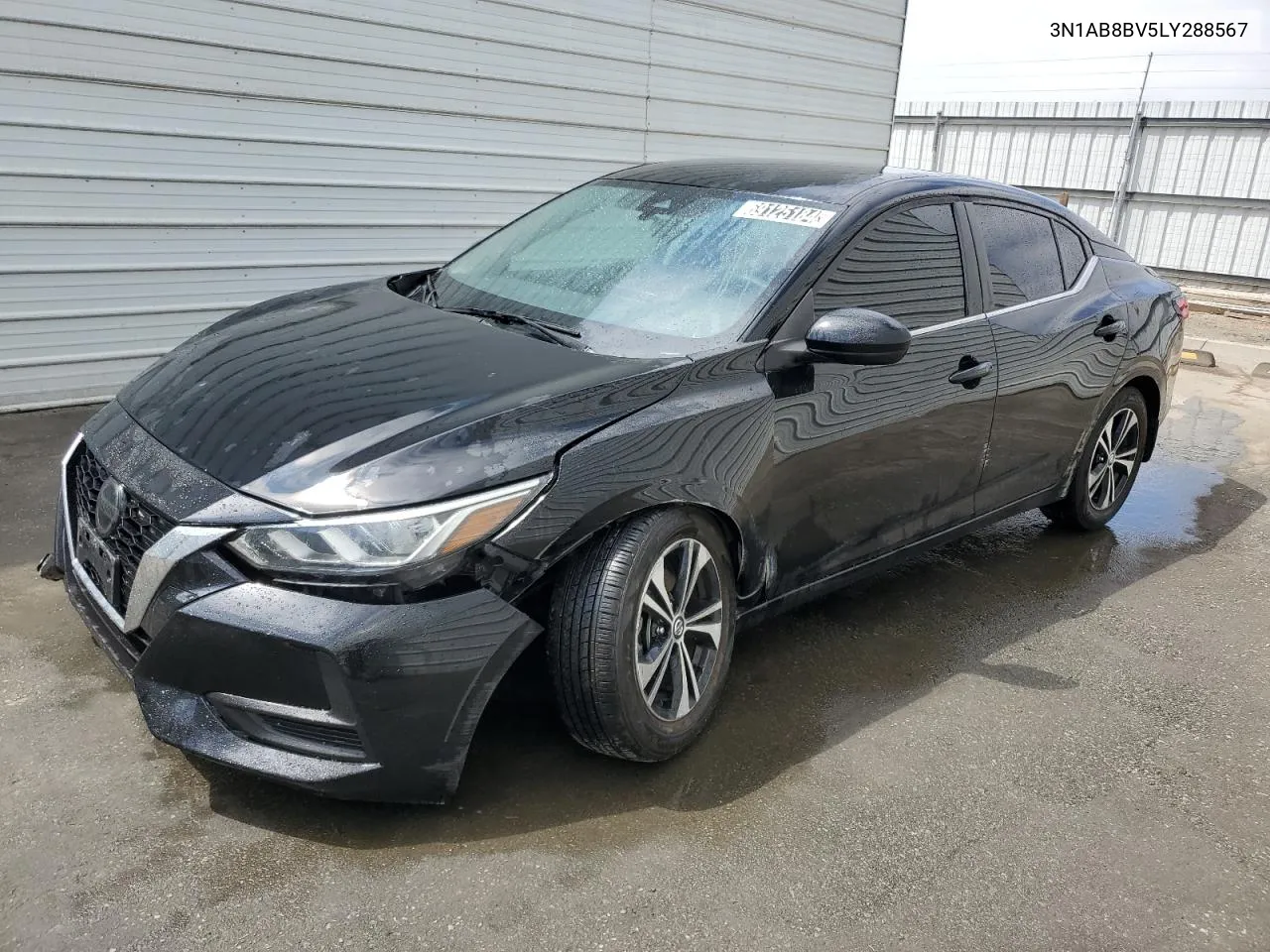 2020 Nissan Sentra S VIN: 3N1AB8BV5LY288567 Lot: 69125184