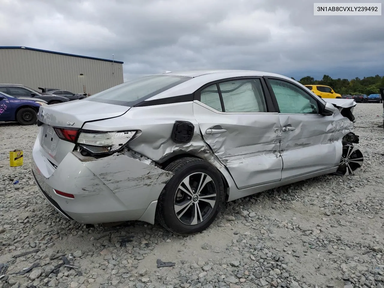 2020 Nissan Sentra Sv VIN: 3N1AB8CVXLY239492 Lot: 69200544