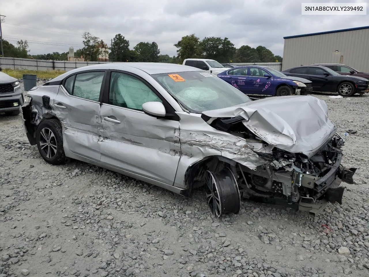 2020 Nissan Sentra Sv VIN: 3N1AB8CVXLY239492 Lot: 69200544