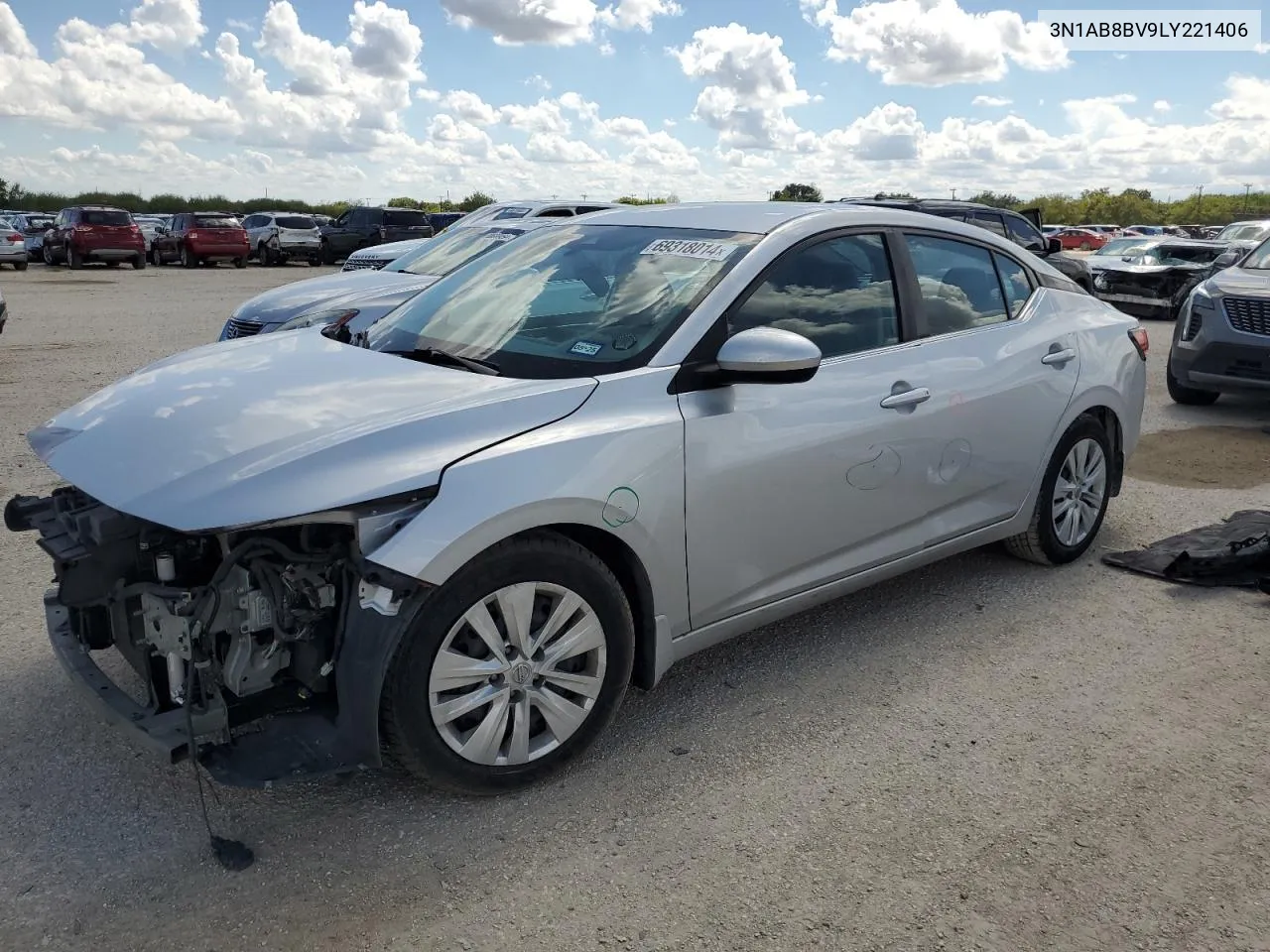 2020 Nissan Sentra S VIN: 3N1AB8BV9LY221406 Lot: 69318014