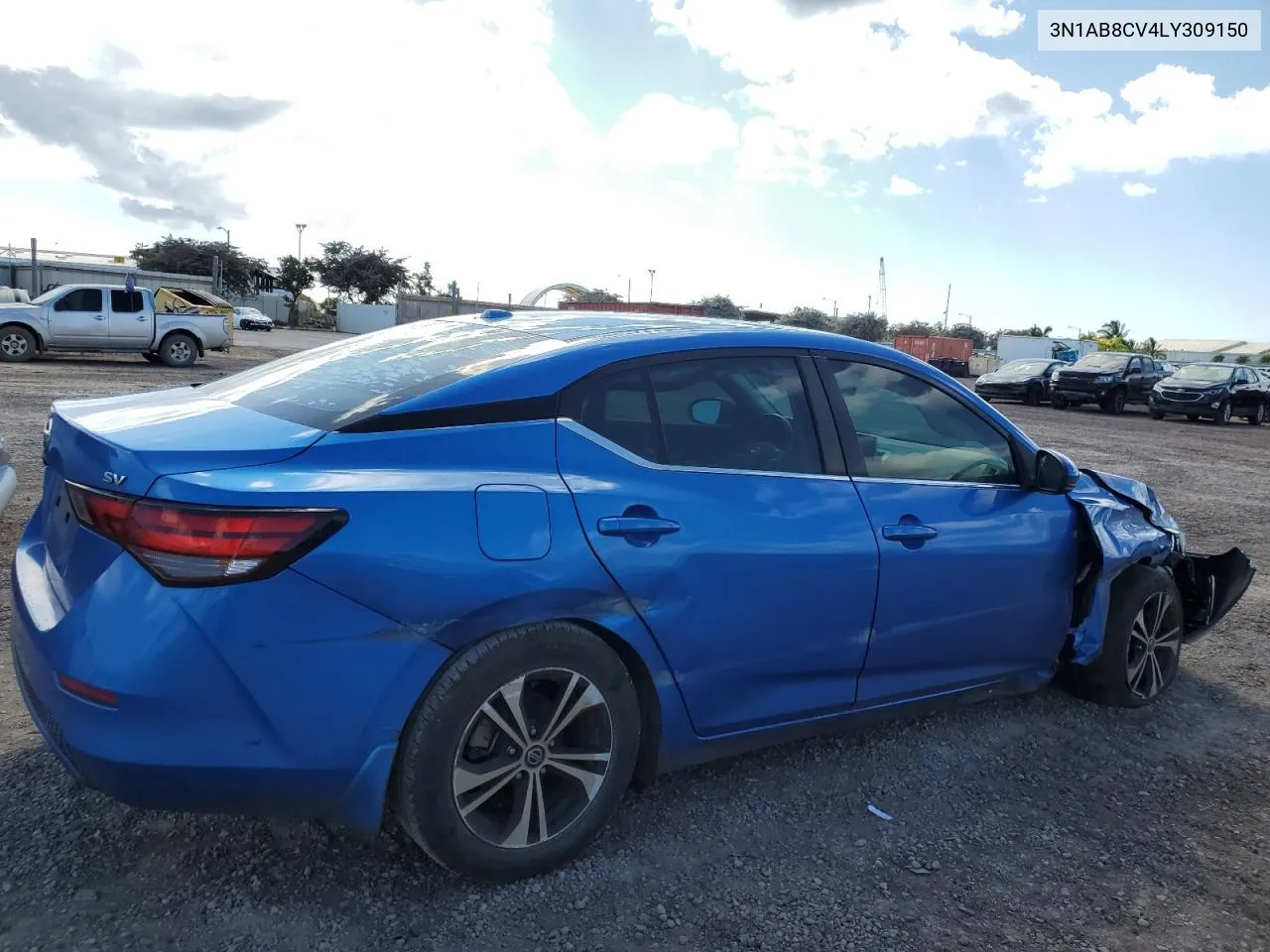 2020 Nissan Sentra Sv VIN: 3N1AB8CV4LY309150 Lot: 69332114