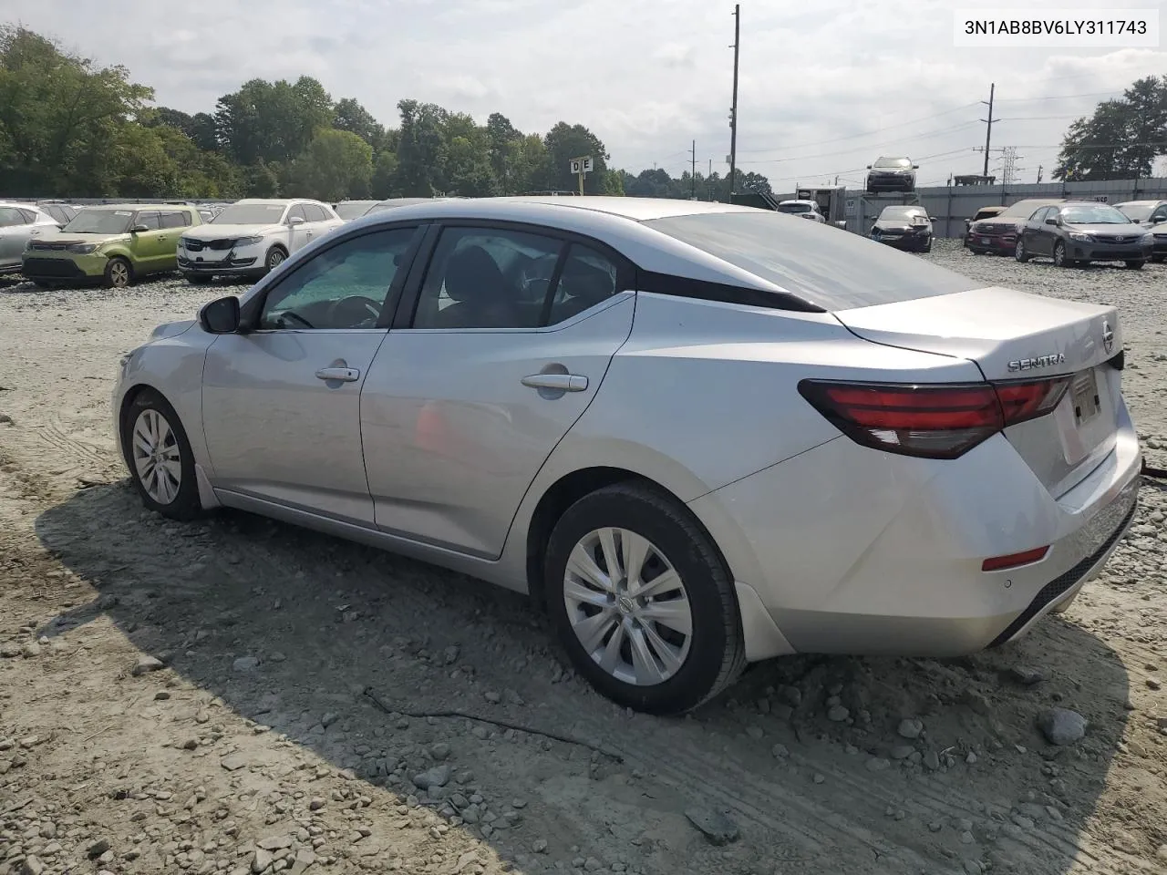 2020 Nissan Sentra S VIN: 3N1AB8BV6LY311743 Lot: 69373184