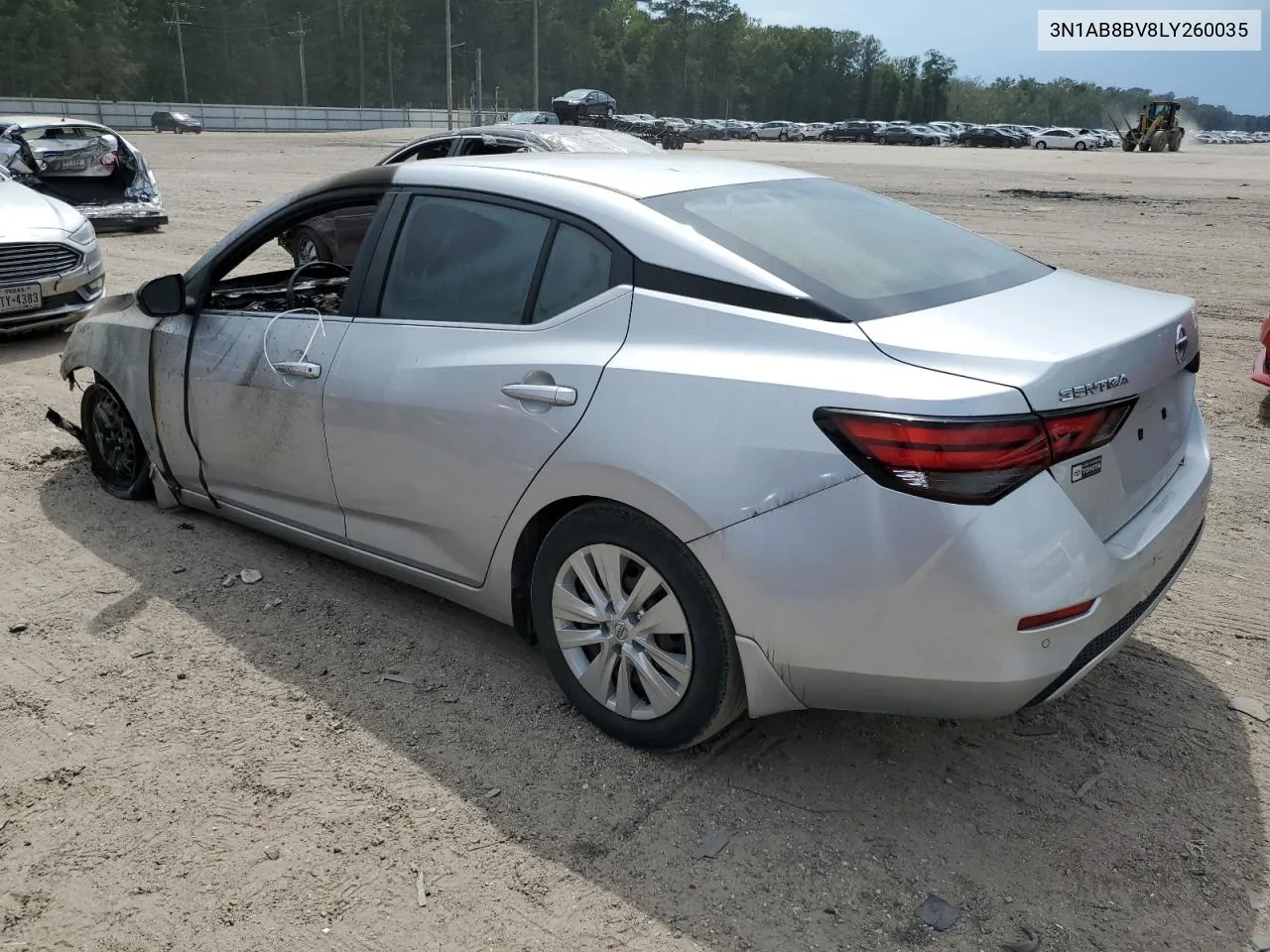 2020 Nissan Sentra S VIN: 3N1AB8BV8LY260035 Lot: 69417784