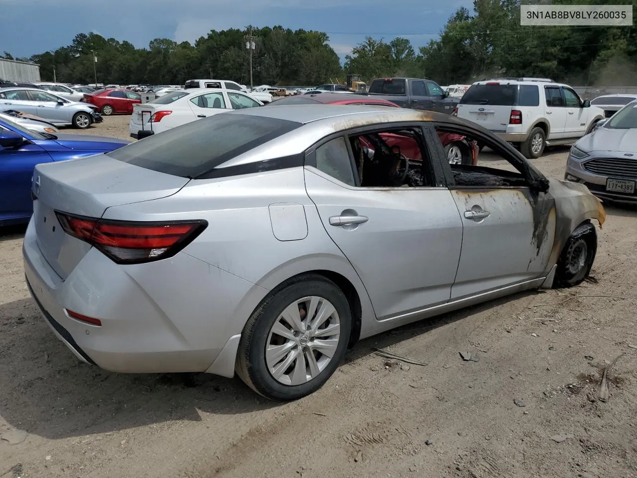 2020 Nissan Sentra S VIN: 3N1AB8BV8LY260035 Lot: 69417784