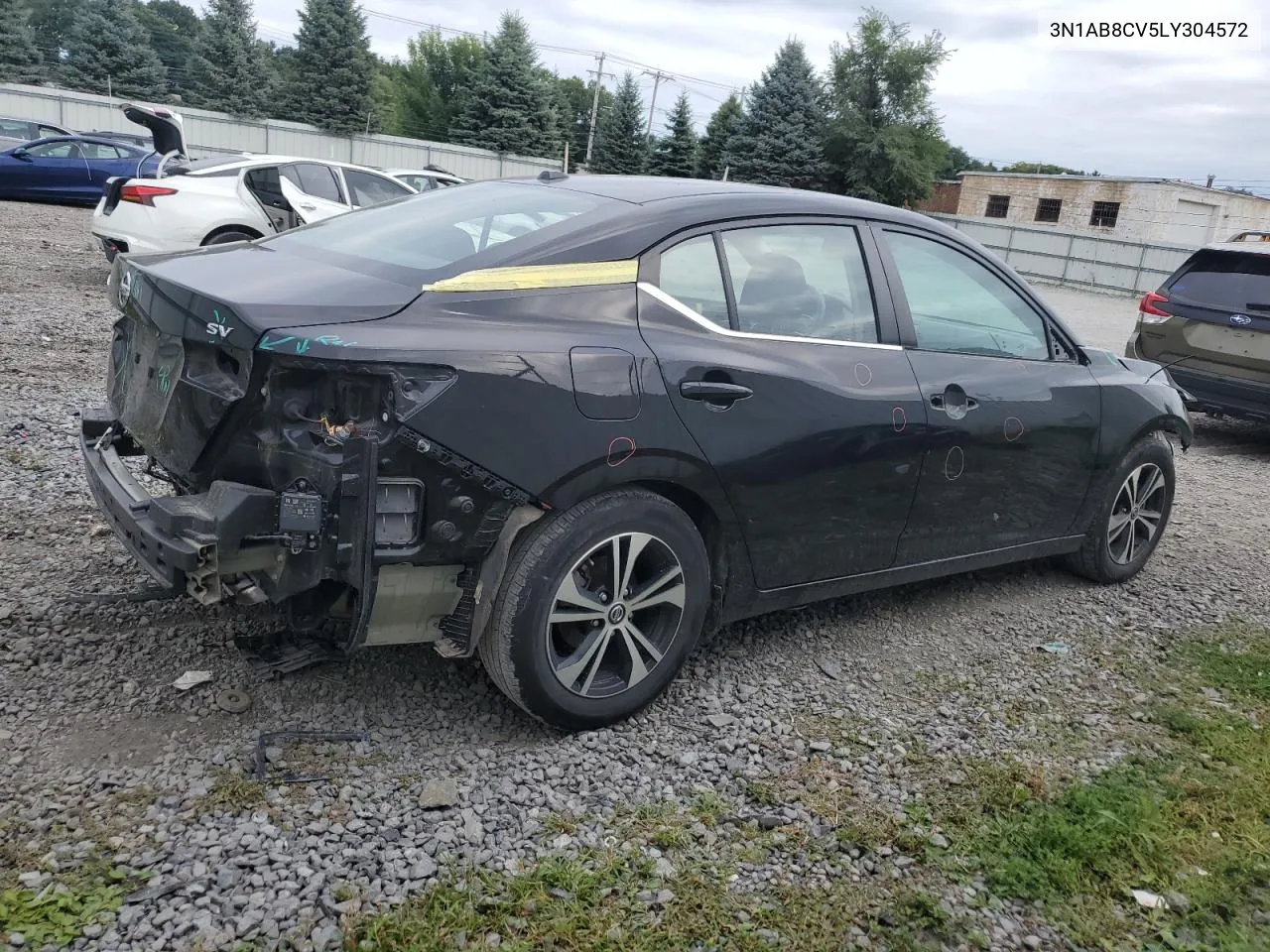 3N1AB8CV5LY304572 2020 Nissan Sentra Sv