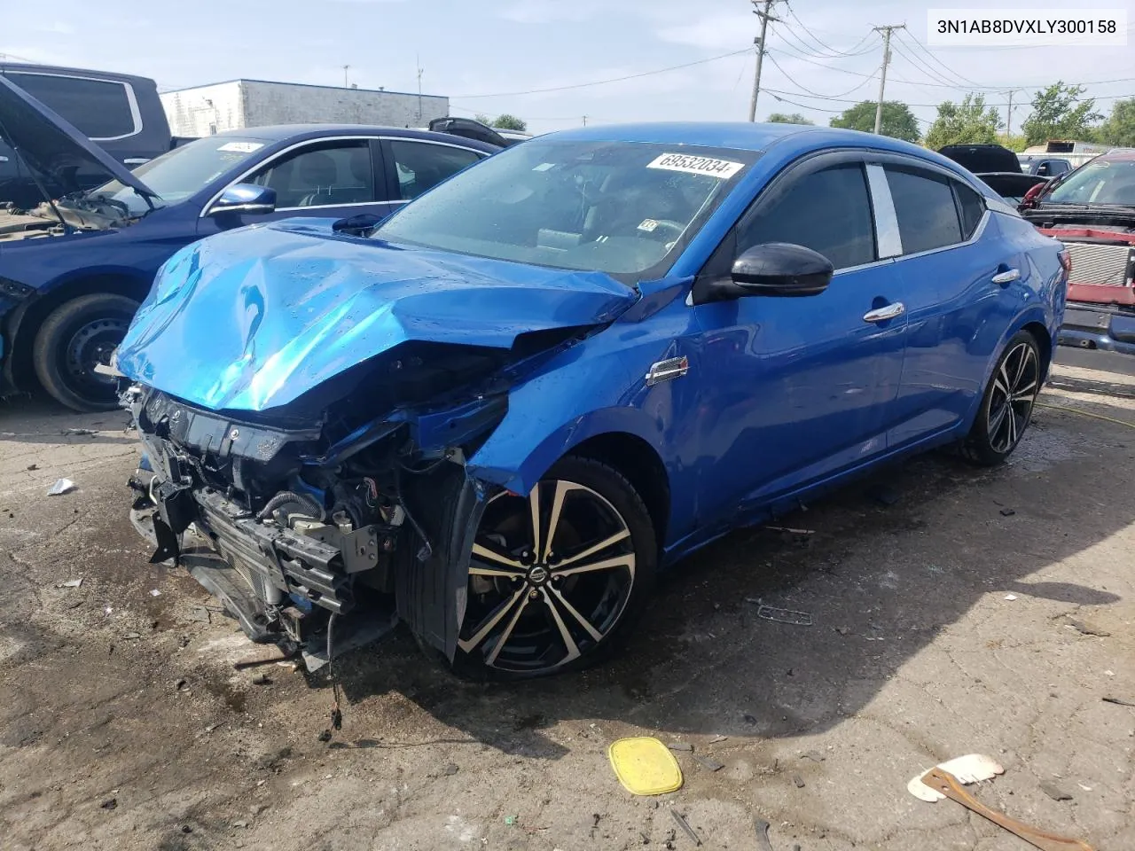 3N1AB8DVXLY300158 2020 Nissan Sentra Sr