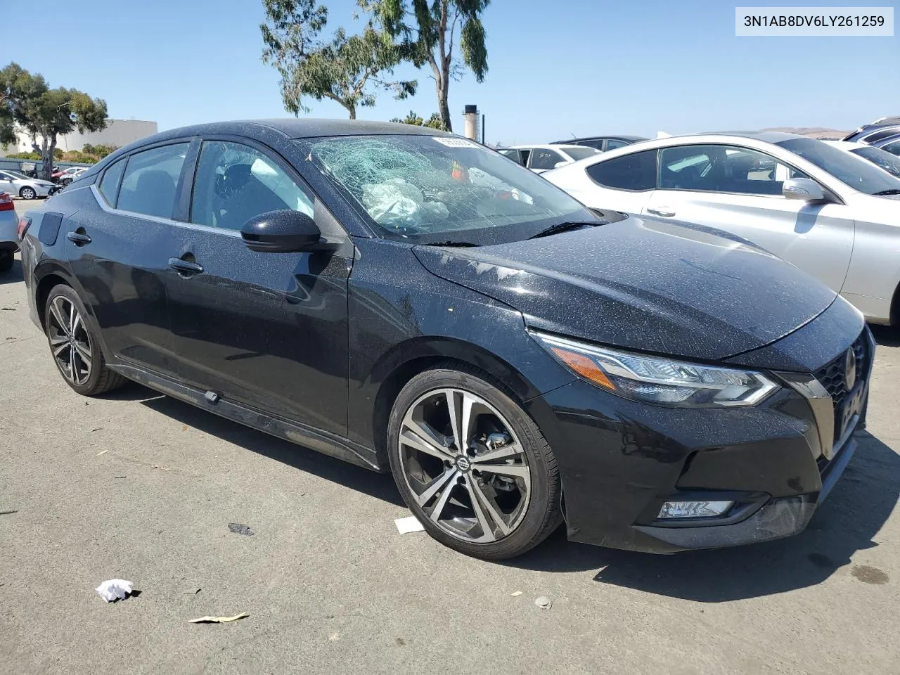 3N1AB8DV6LY261259 2020 Nissan Sentra Sr