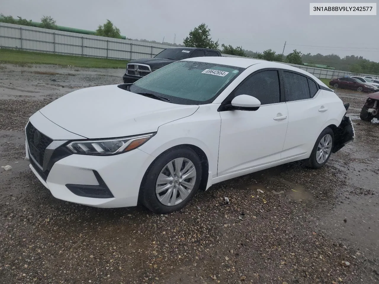 2020 Nissan Sentra S VIN: 3N1AB8BV9LY242577 Lot: 69642654