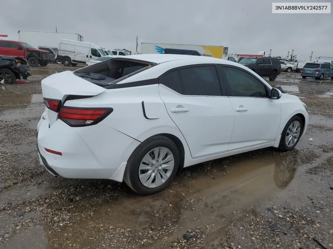 2020 Nissan Sentra S VIN: 3N1AB8BV9LY242577 Lot: 69642654