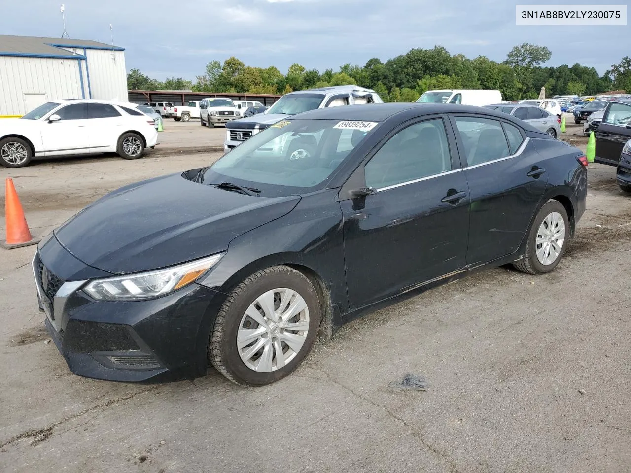 2020 Nissan Sentra S VIN: 3N1AB8BV2LY230075 Lot: 69659254