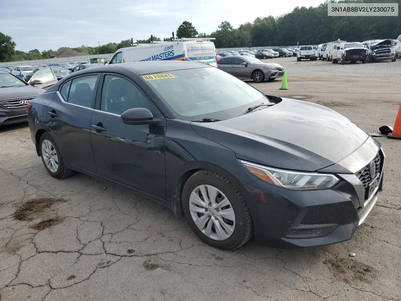 2020 Nissan Sentra S VIN: 3N1AB8BV2LY230075 Lot: 69659254