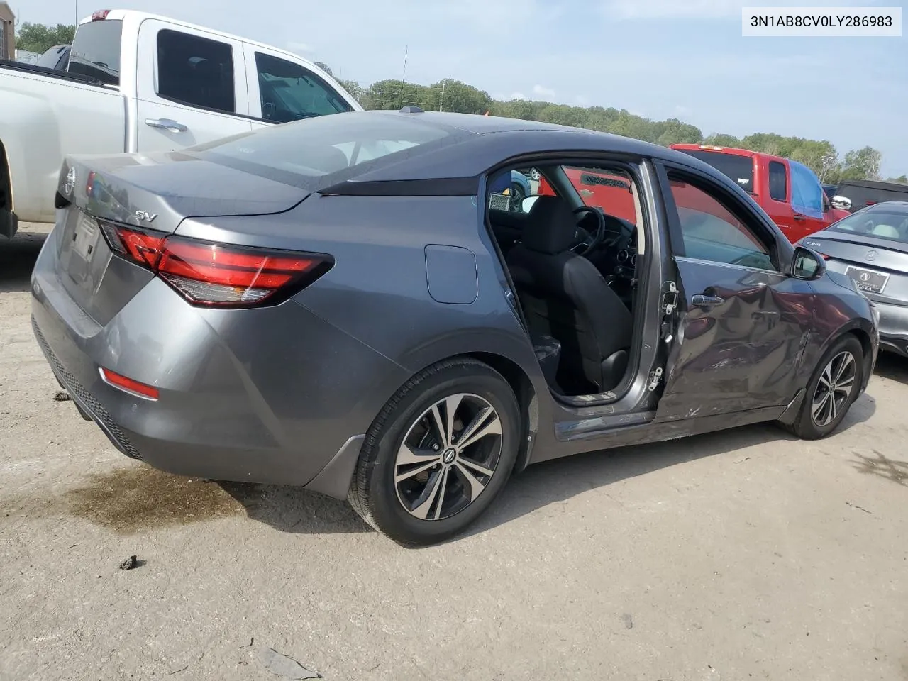 2020 Nissan Sentra Sv VIN: 3N1AB8CV0LY286983 Lot: 69696454