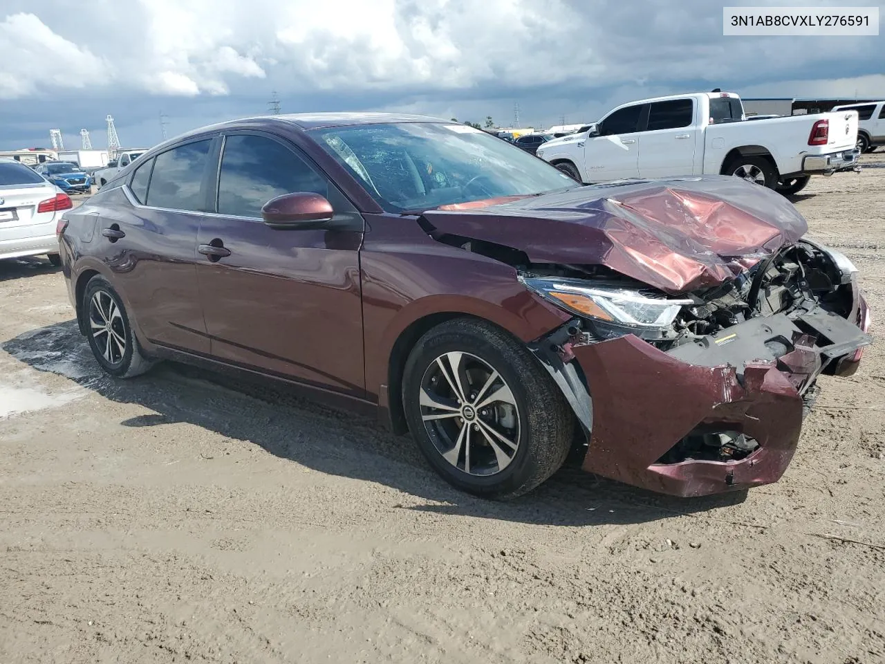 2020 Nissan Sentra Sv VIN: 3N1AB8CVXLY276591 Lot: 69725024