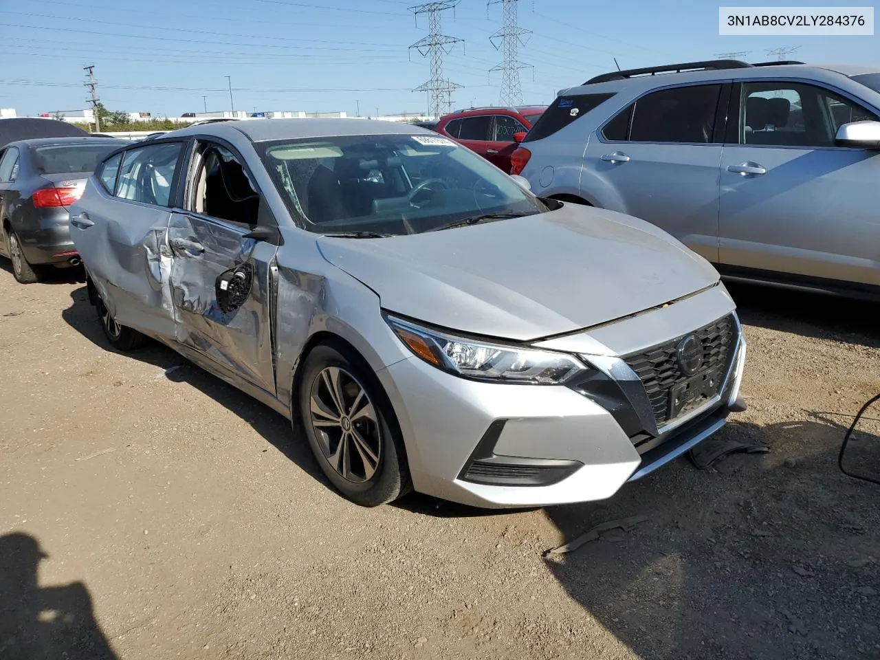 2020 Nissan Sentra Sv VIN: 3N1AB8CV2LY284376 Lot: 69817574