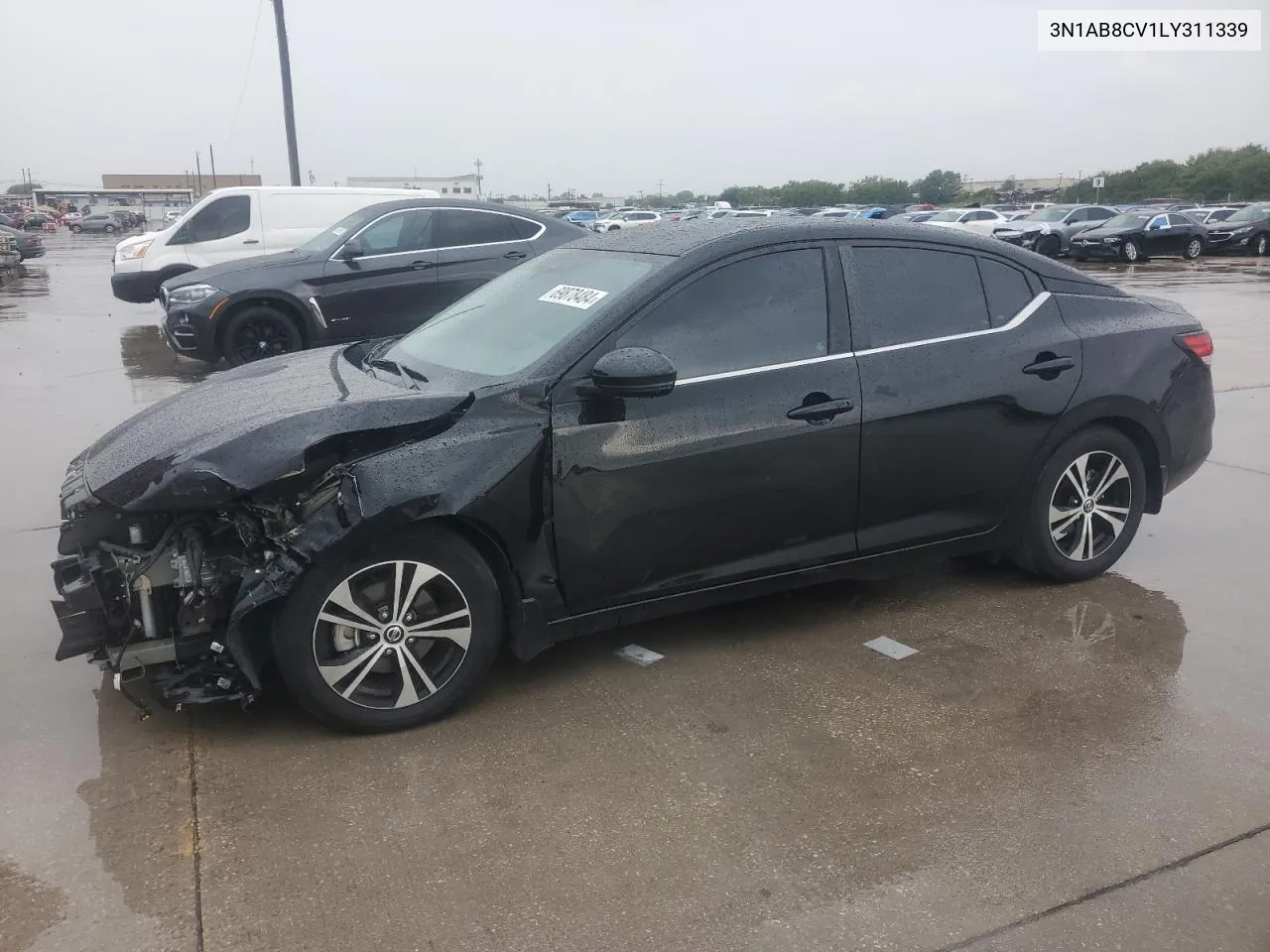 2020 Nissan Sentra Sv VIN: 3N1AB8CV1LY311339 Lot: 69878484