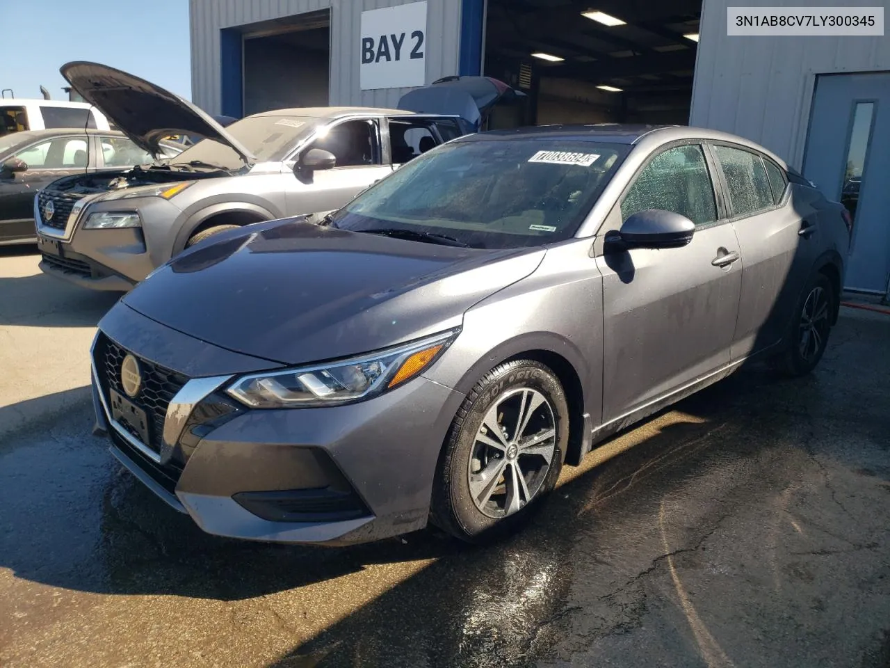 2020 Nissan Sentra Sv VIN: 3N1AB8CV7LY300345 Lot: 70038684