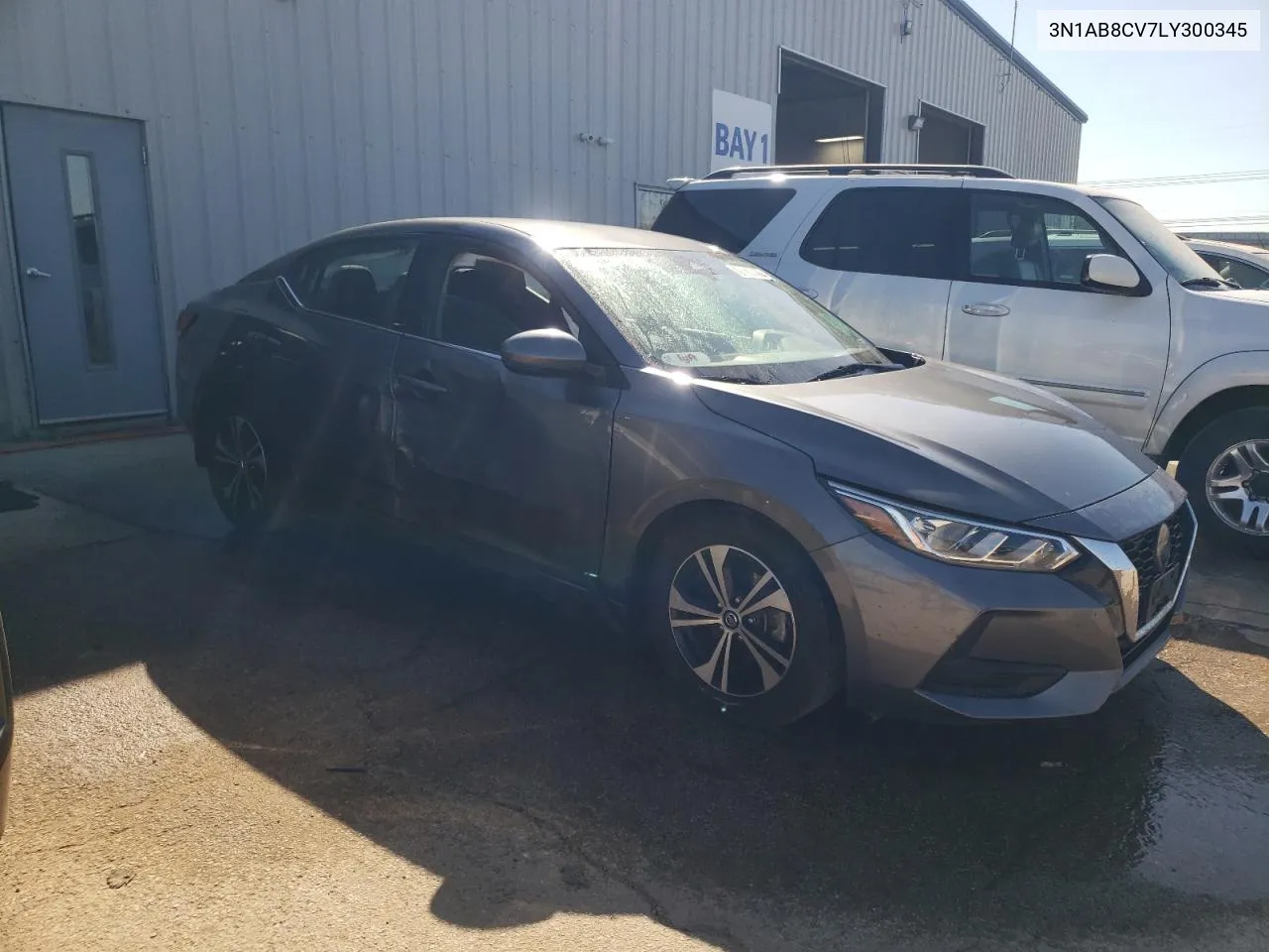 2020 Nissan Sentra Sv VIN: 3N1AB8CV7LY300345 Lot: 70038684