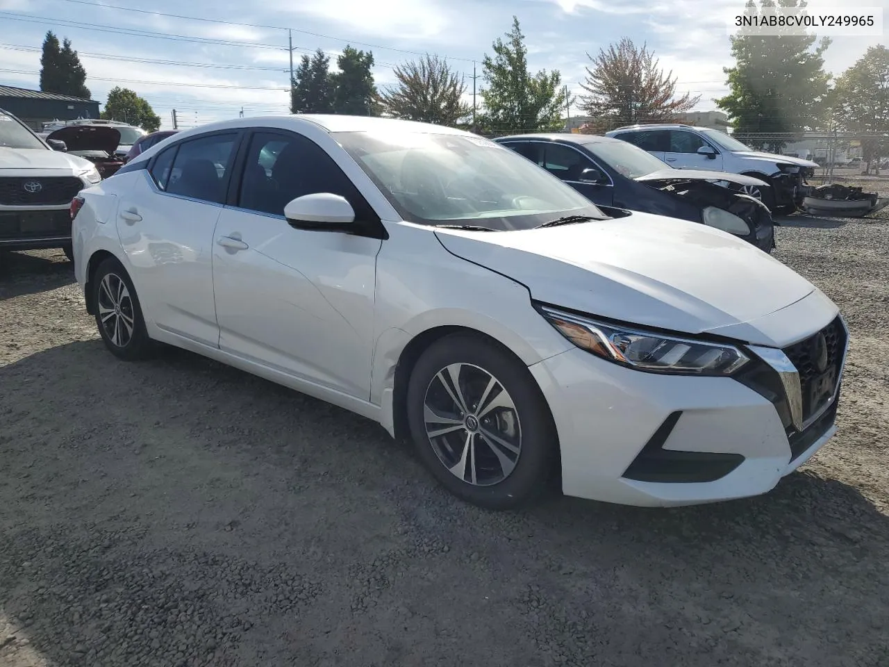 3N1AB8CV0LY249965 2020 Nissan Sentra Sv