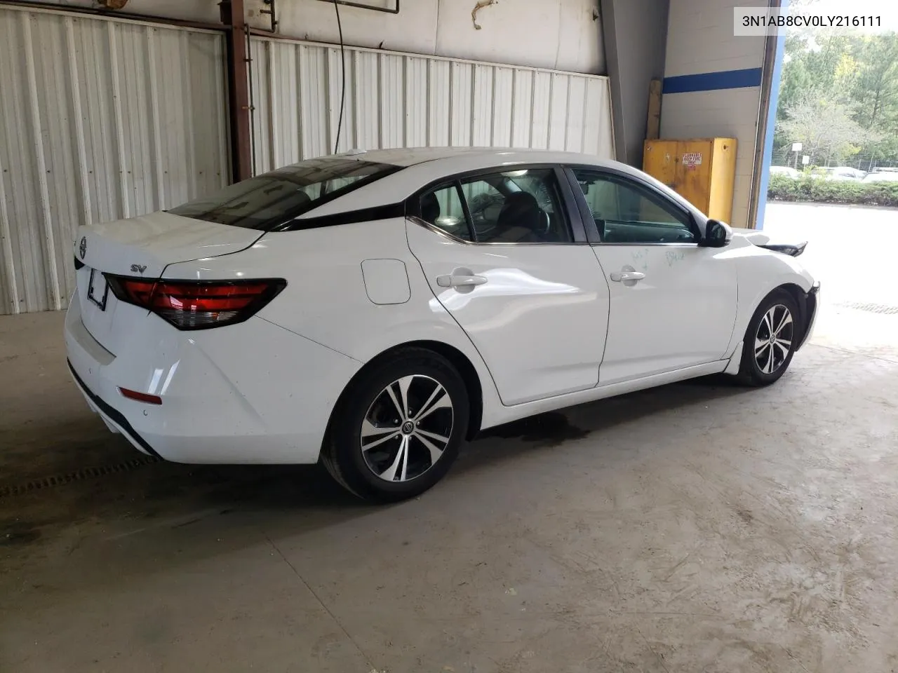 2020 Nissan Sentra Sv VIN: 3N1AB8CV0LY216111 Lot: 70502654