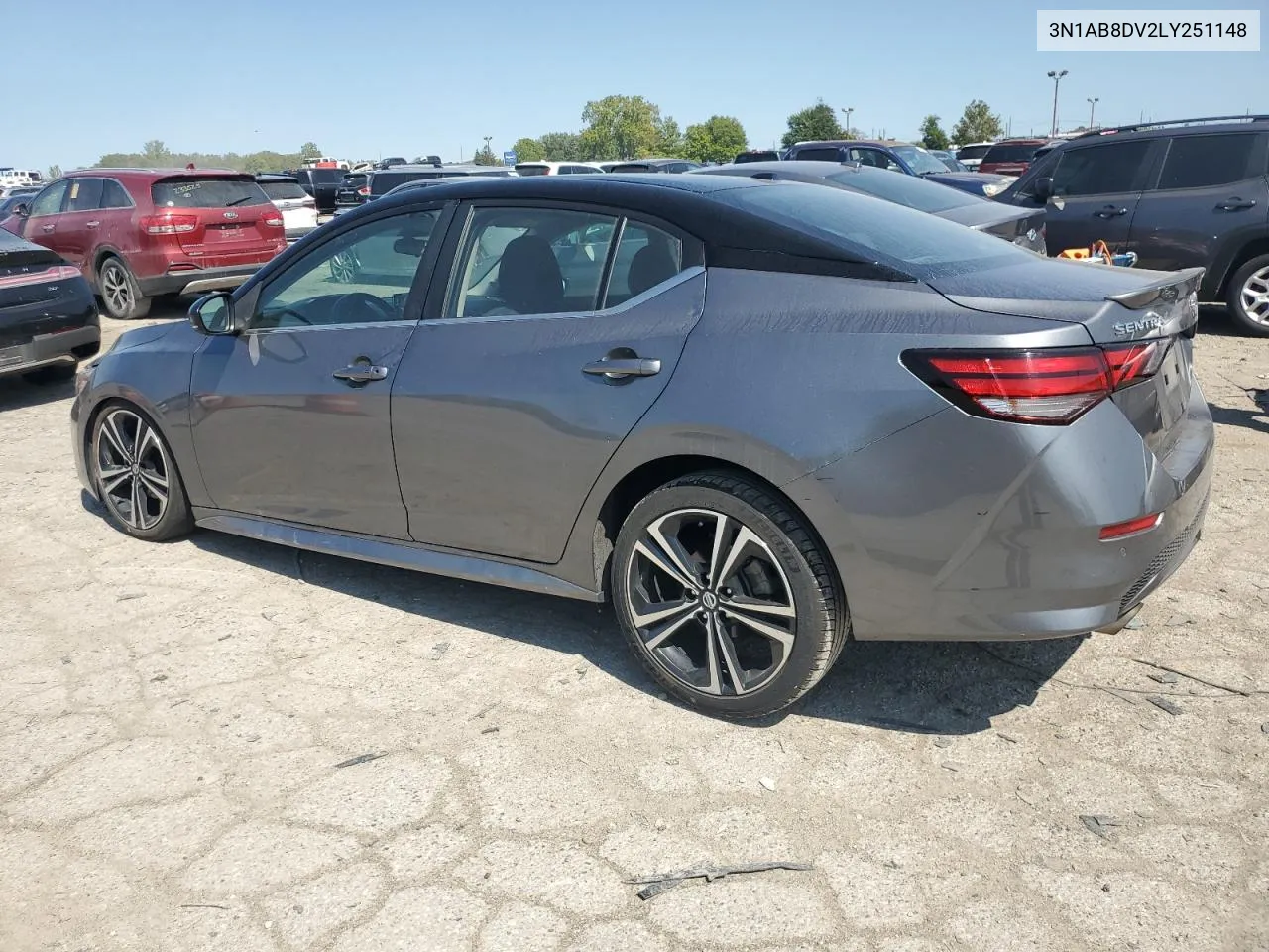 2020 Nissan Sentra Sr VIN: 3N1AB8DV2LY251148 Lot: 70687754