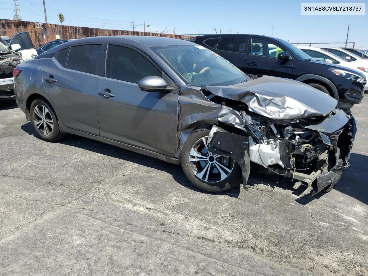 3N1AB8CV8LY218737 2020 Nissan Sentra Sv