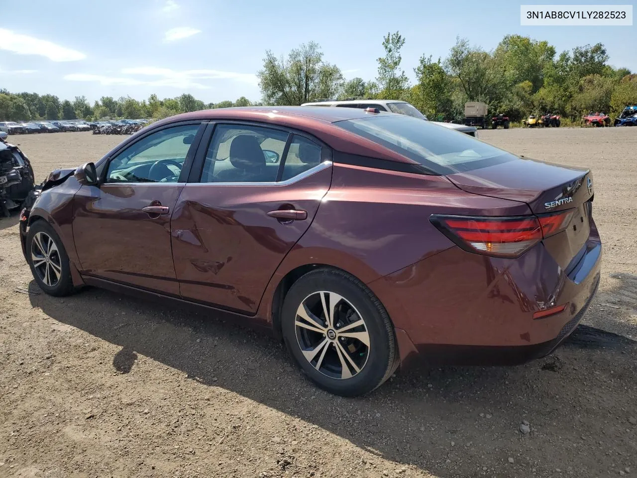 2020 Nissan Sentra Sv VIN: 3N1AB8CV1LY282523 Lot: 70762374