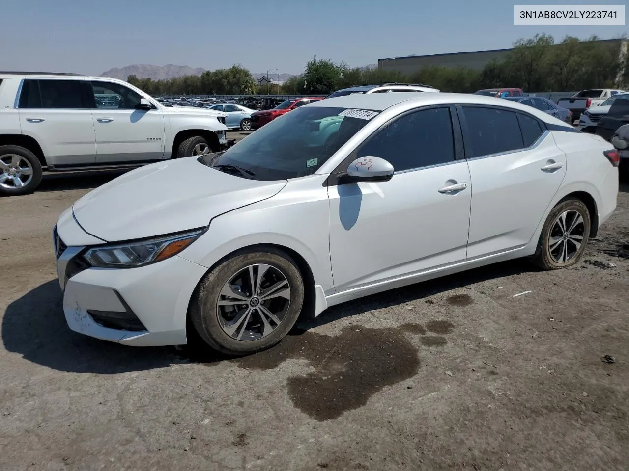 2020 Nissan Sentra Sv VIN: 3N1AB8CV2LY223741 Lot: 70777714