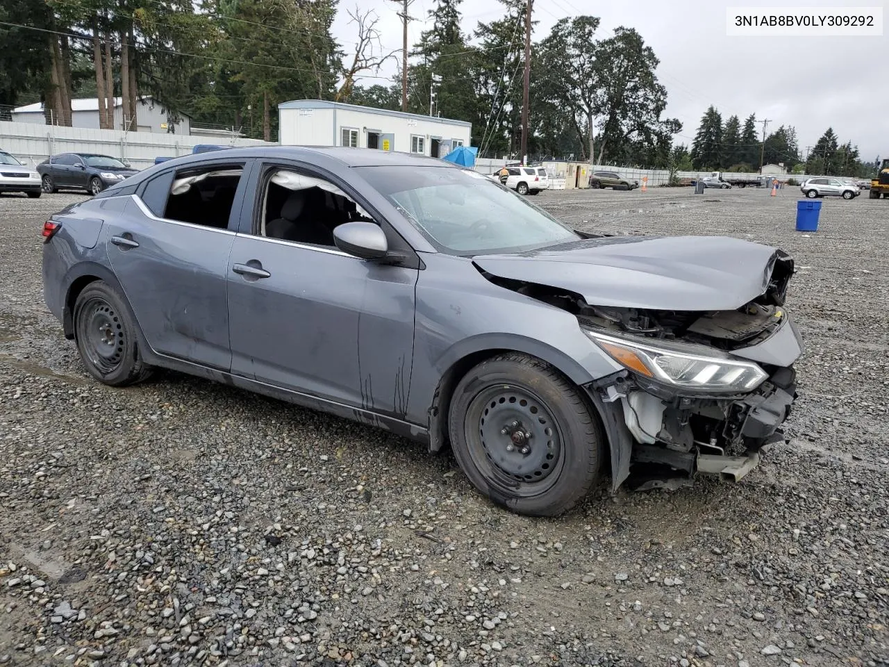 3N1AB8BV0LY309292 2020 Nissan Sentra S