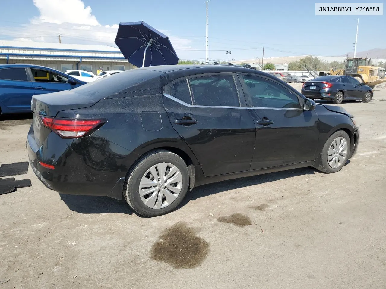 2020 Nissan Sentra S VIN: 3N1AB8BV1LY246588 Lot: 70843124