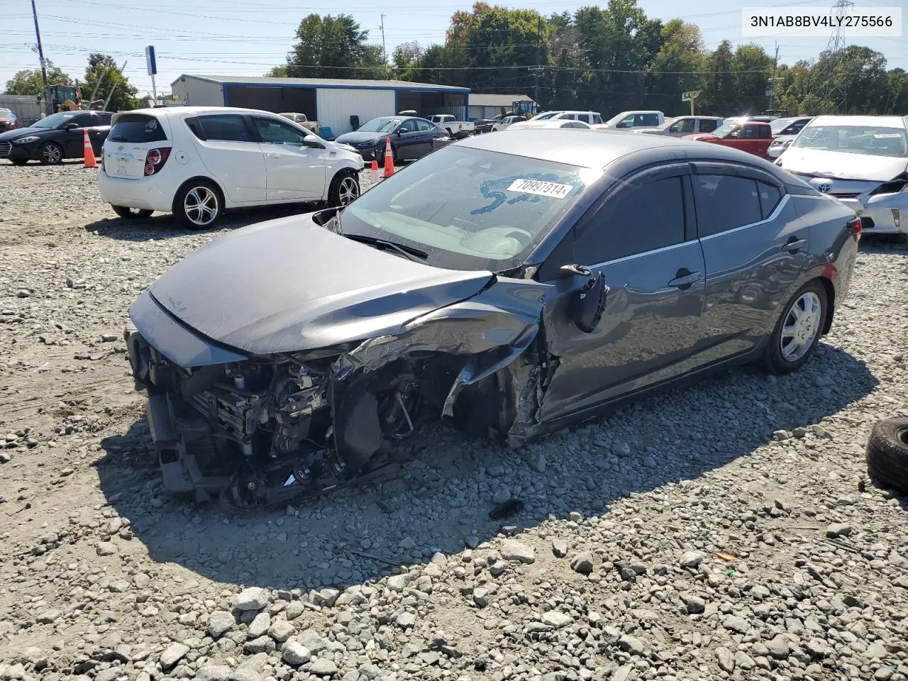 2020 Nissan Sentra S VIN: 3N1AB8BV4LY275566 Lot: 70997914