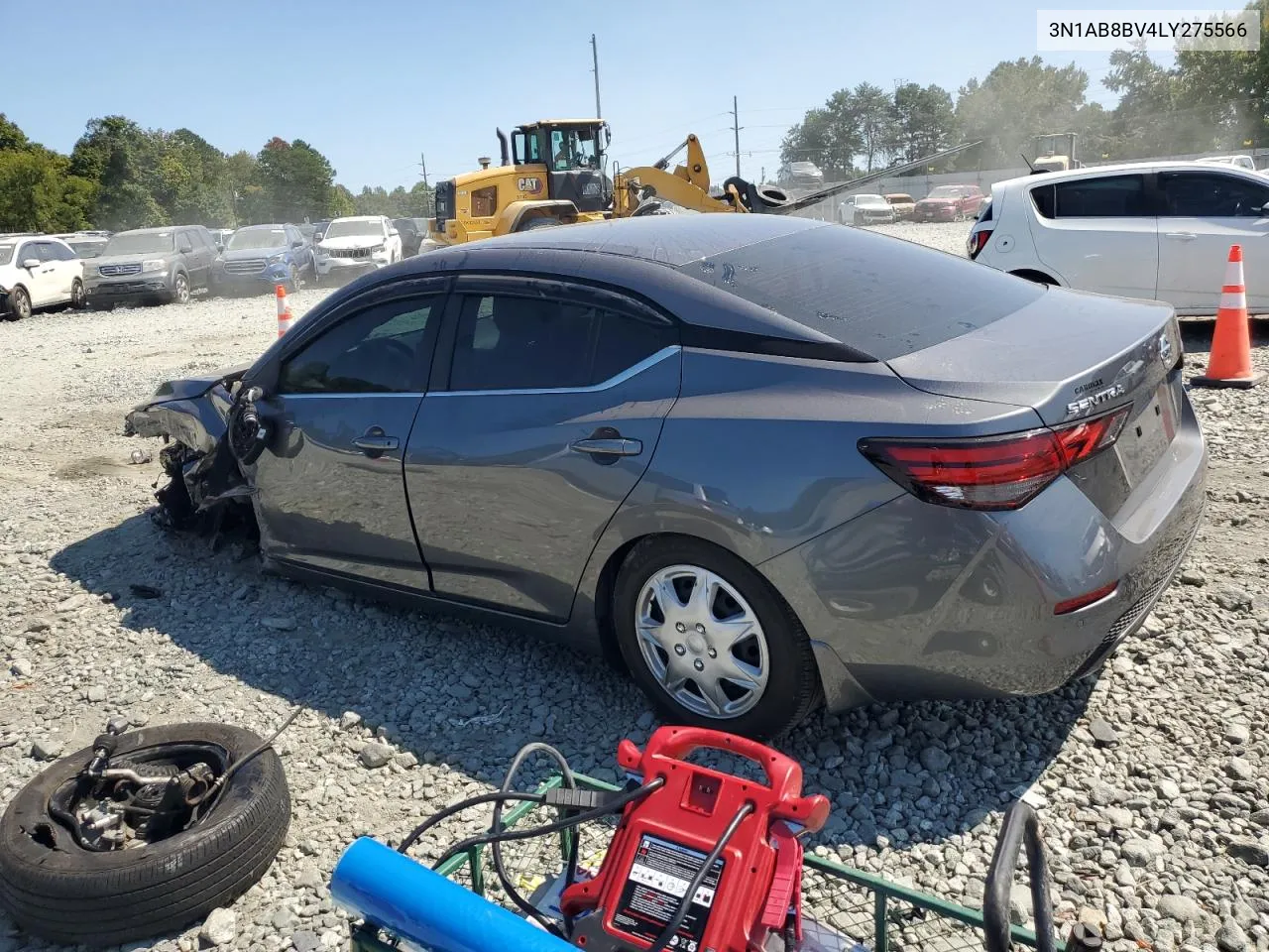 2020 Nissan Sentra S VIN: 3N1AB8BV4LY275566 Lot: 70997914