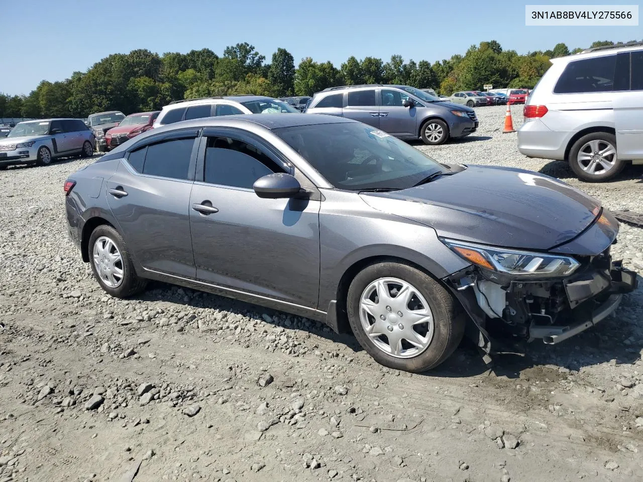 2020 Nissan Sentra S VIN: 3N1AB8BV4LY275566 Lot: 70997914