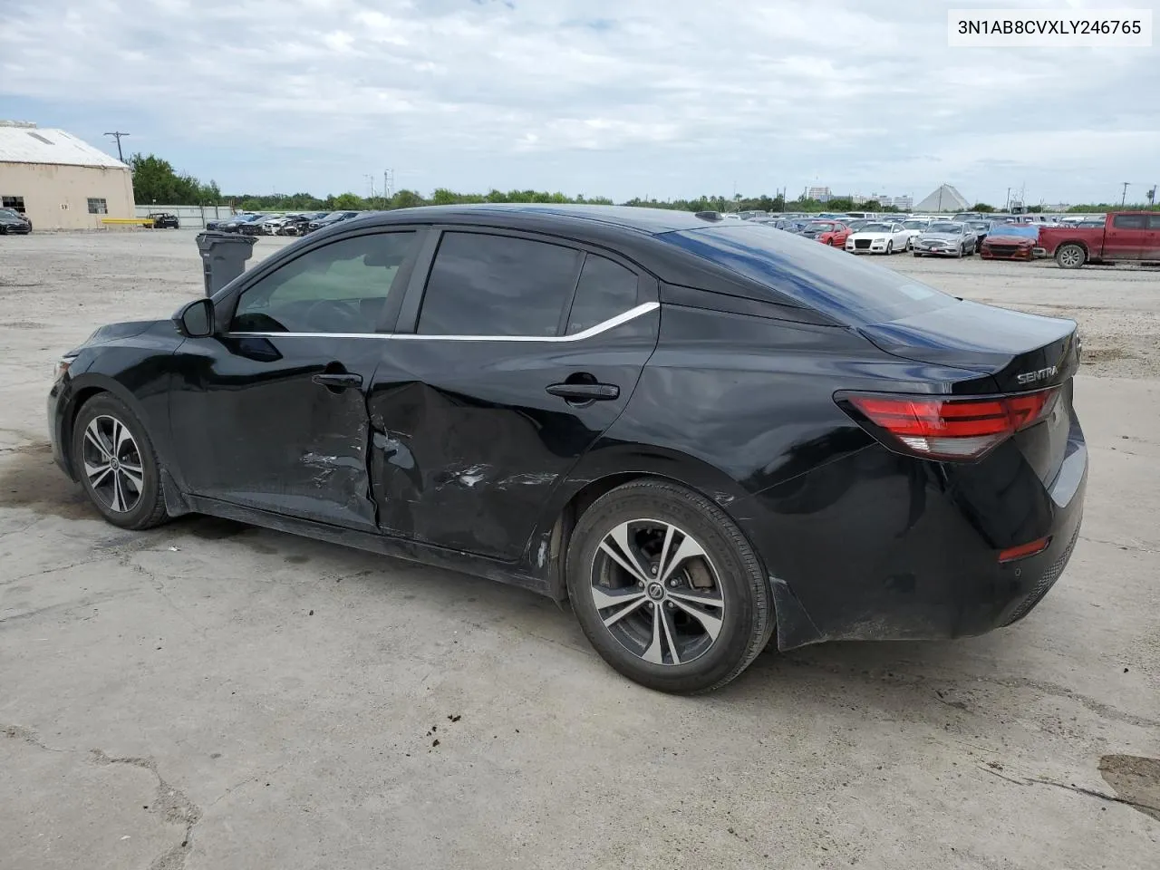 2020 Nissan Sentra Sv VIN: 3N1AB8CVXLY246765 Lot: 71004724