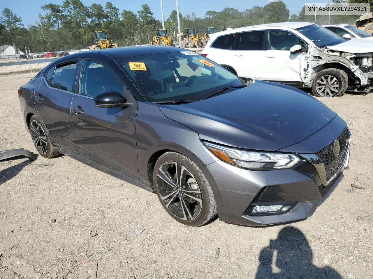 2020 Nissan Sentra Sr VIN: 3N1AB8DVXLY294331 Lot: 71087324