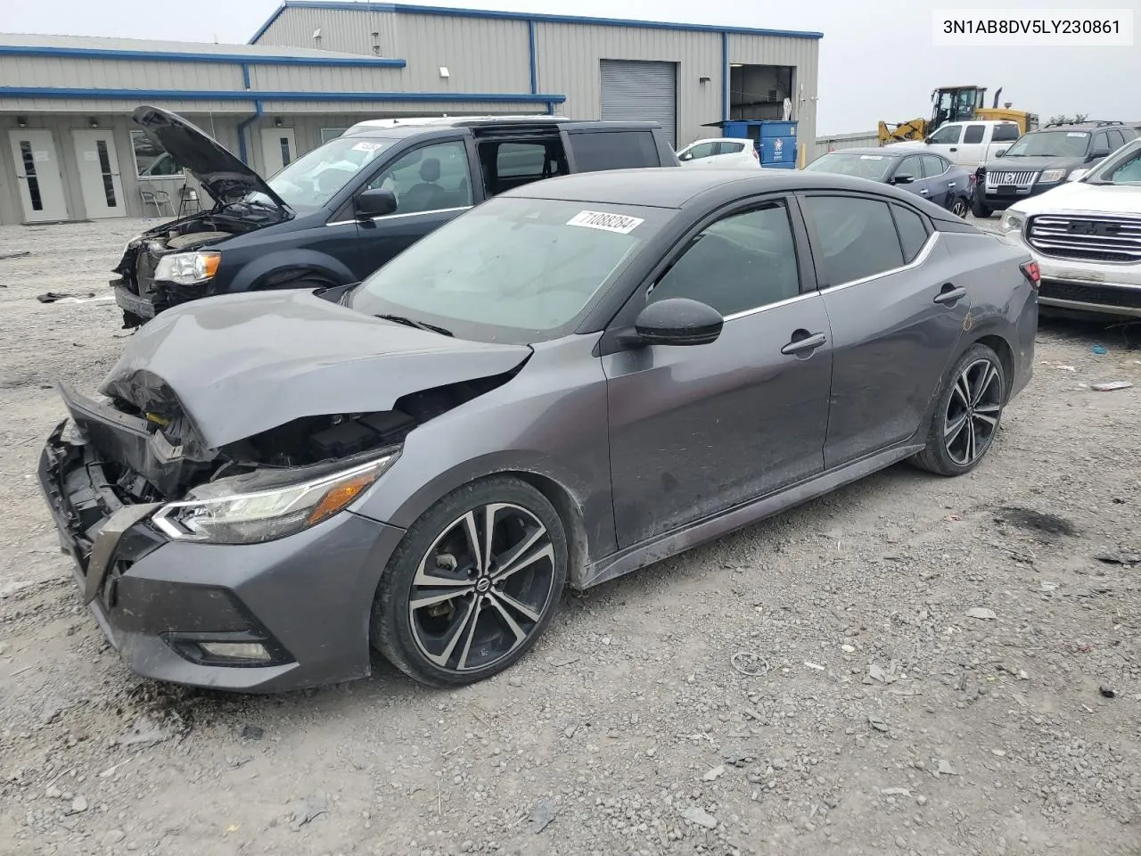 2020 Nissan Sentra Sr VIN: 3N1AB8DV5LY230861 Lot: 71088284