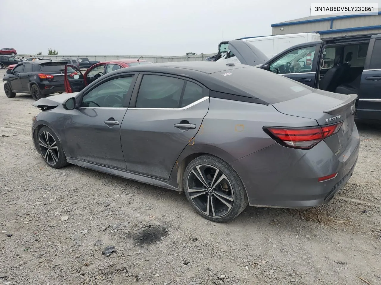 2020 Nissan Sentra Sr VIN: 3N1AB8DV5LY230861 Lot: 71088284