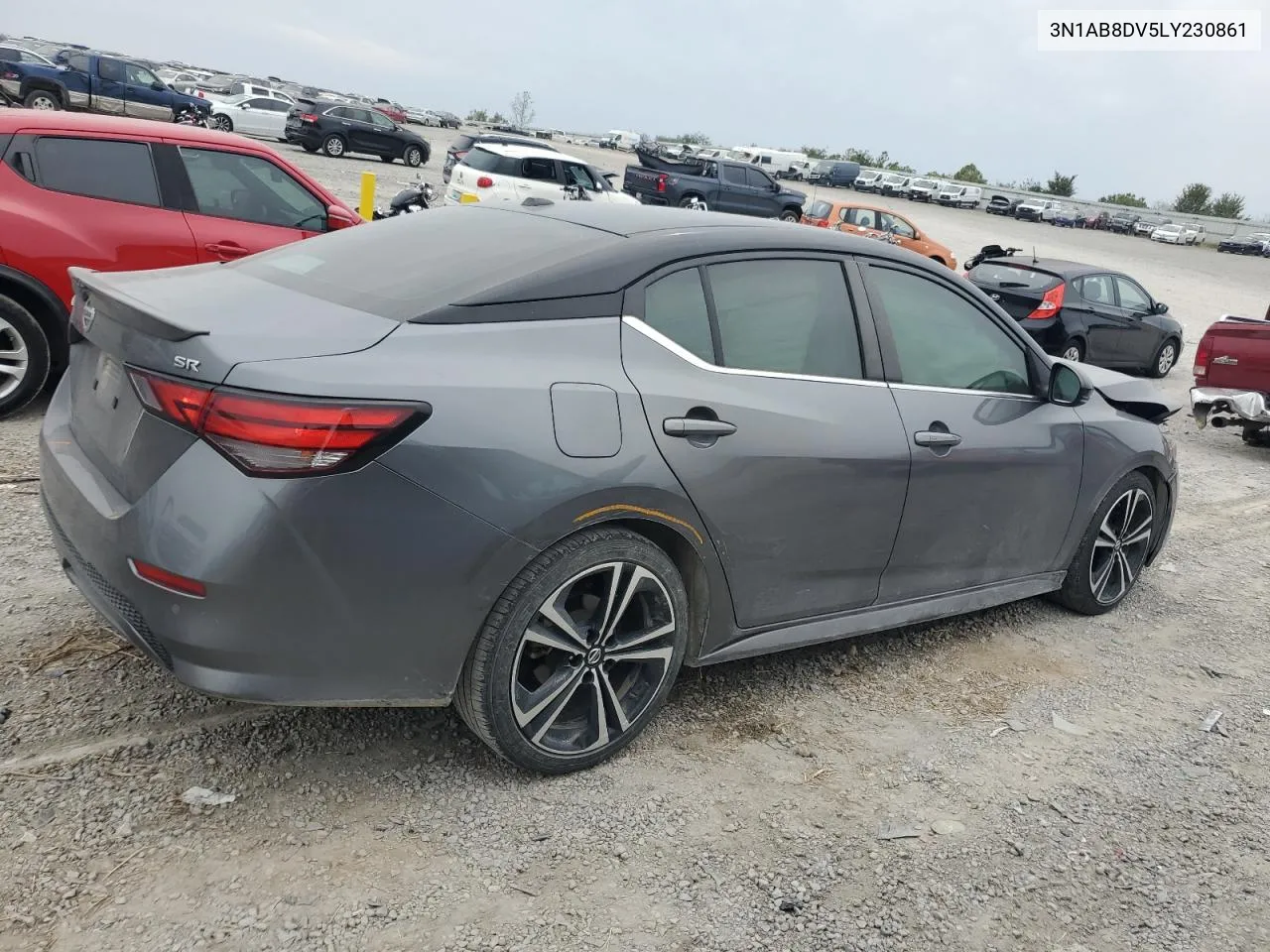 2020 Nissan Sentra Sr VIN: 3N1AB8DV5LY230861 Lot: 71088284