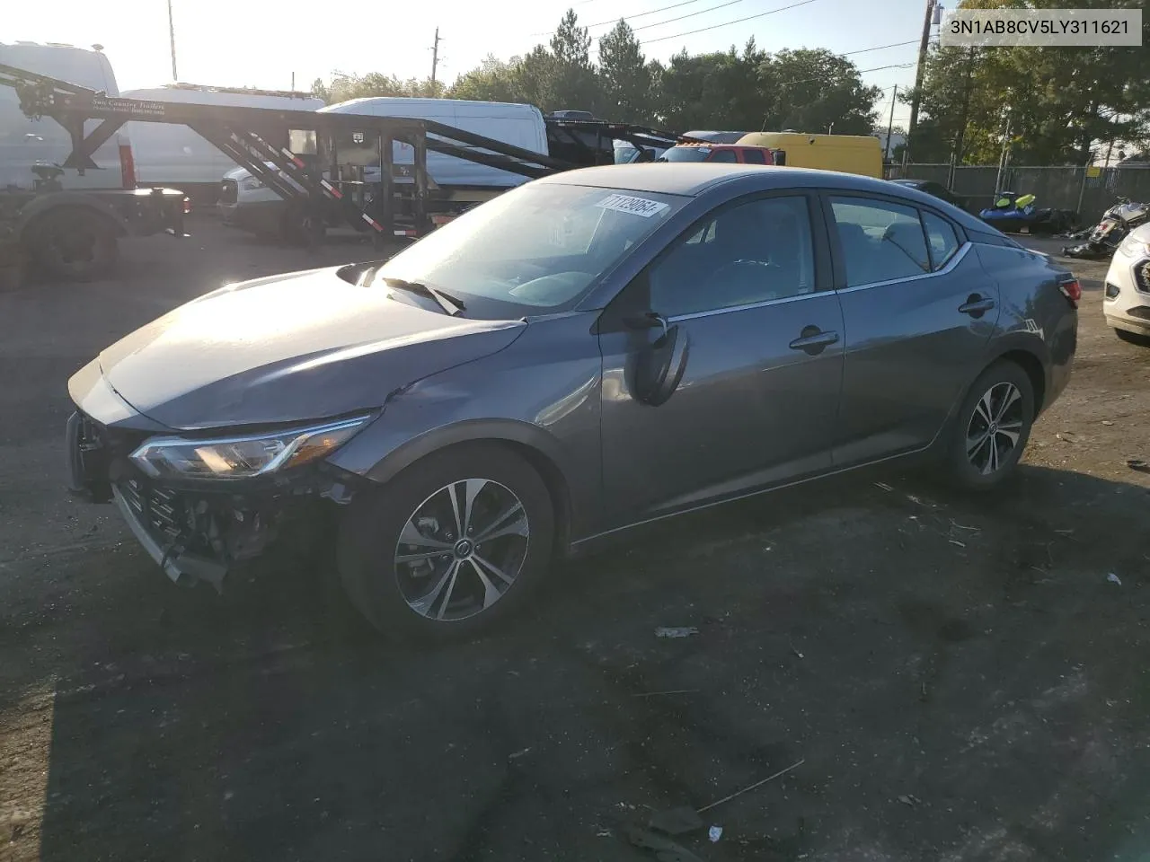 2020 Nissan Sentra Sv VIN: 3N1AB8CV5LY311621 Lot: 71129064