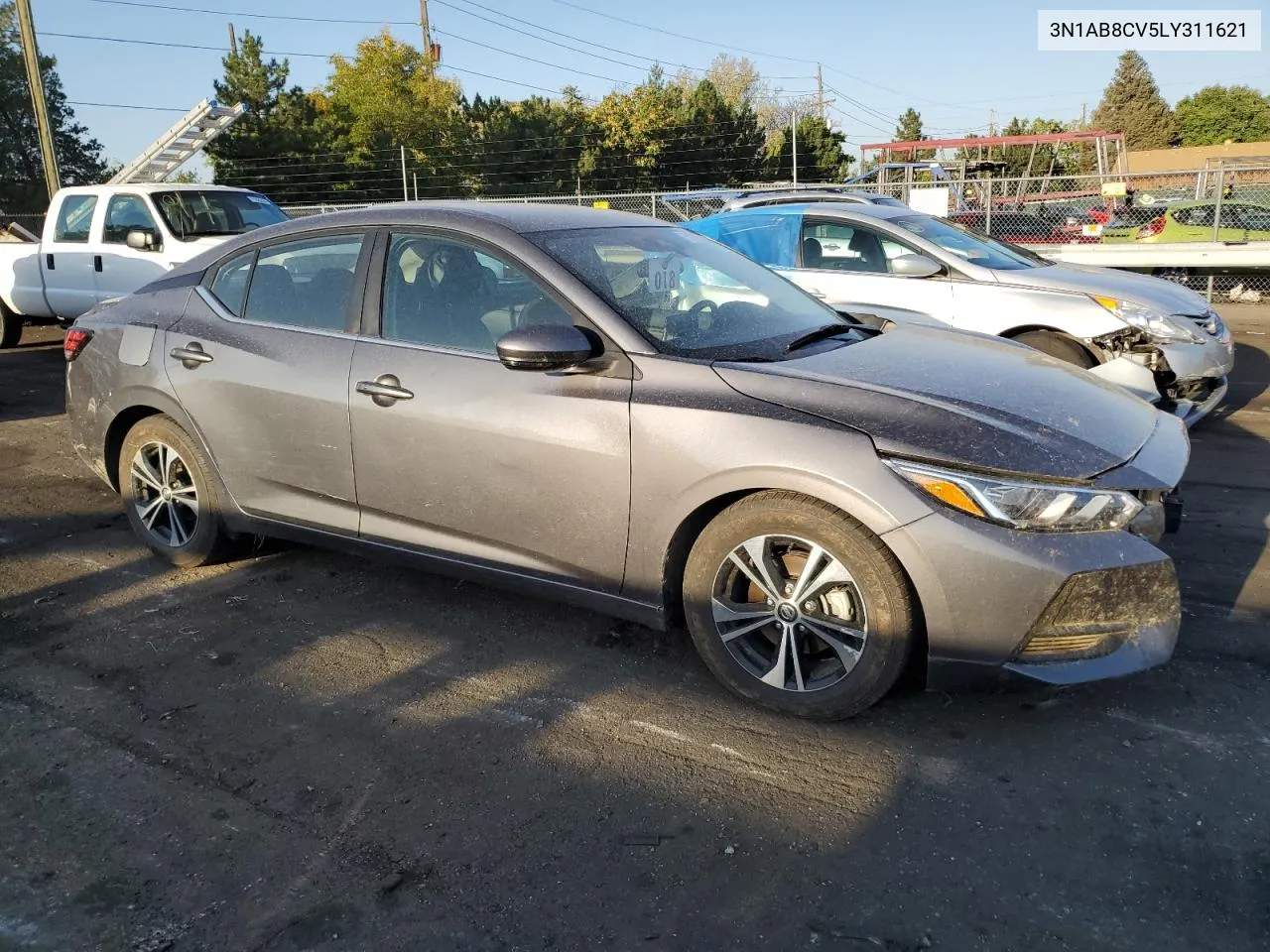 2020 Nissan Sentra Sv VIN: 3N1AB8CV5LY311621 Lot: 71129064